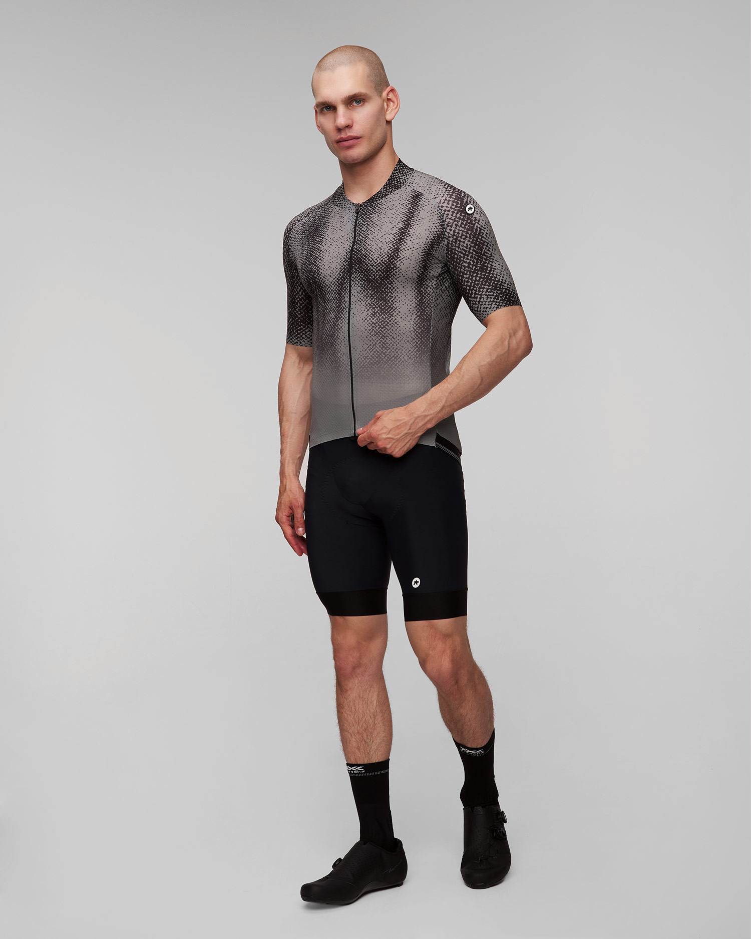 Maillot cycliste rouge pour hommes Assos Mille Gt Jersey Heat Map