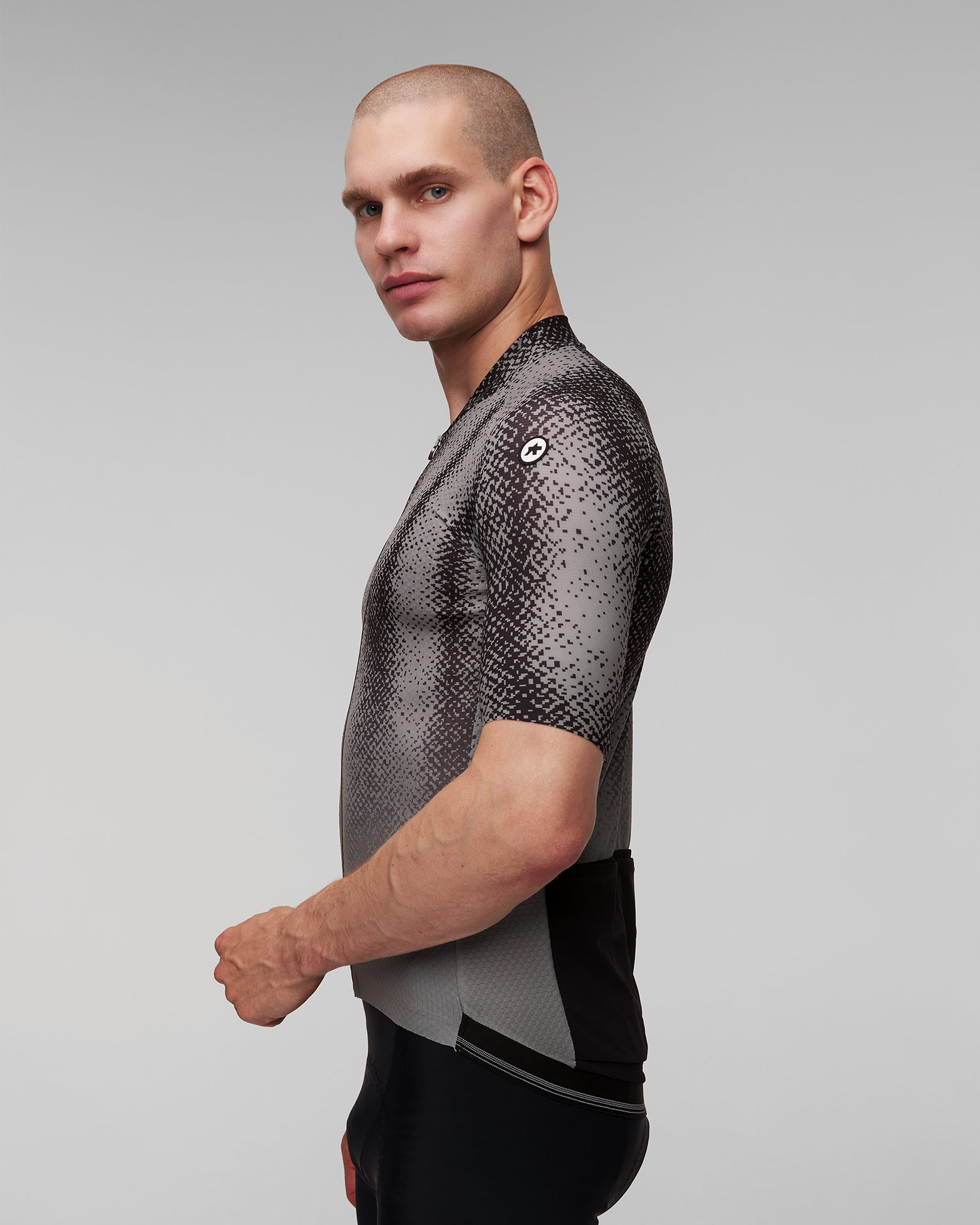 Maillot cycliste rouge pour hommes Assos Mille Gt Jersey Heat Map