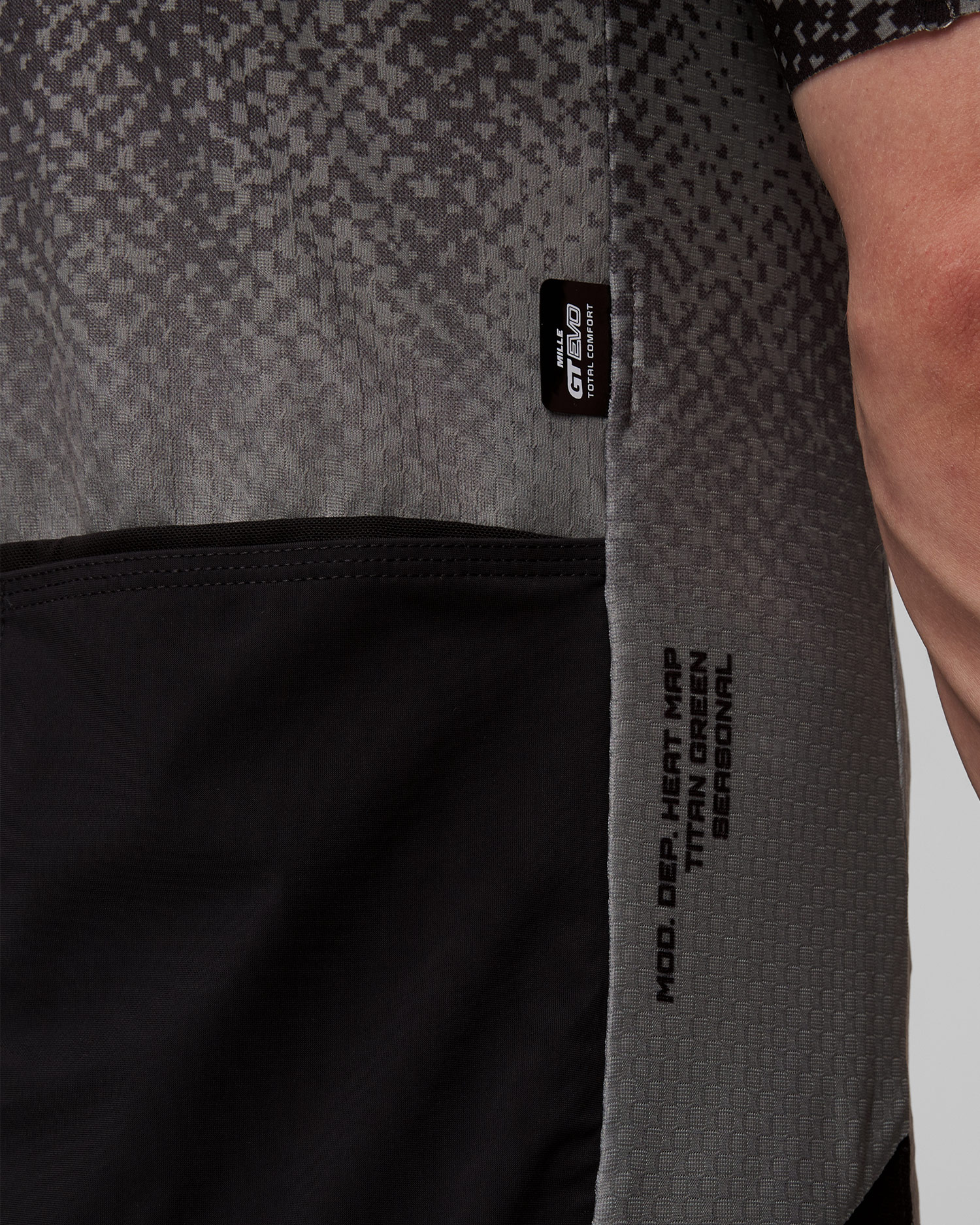 Maillot cycliste rouge pour hommes Assos Mille Gt Jersey Heat Map