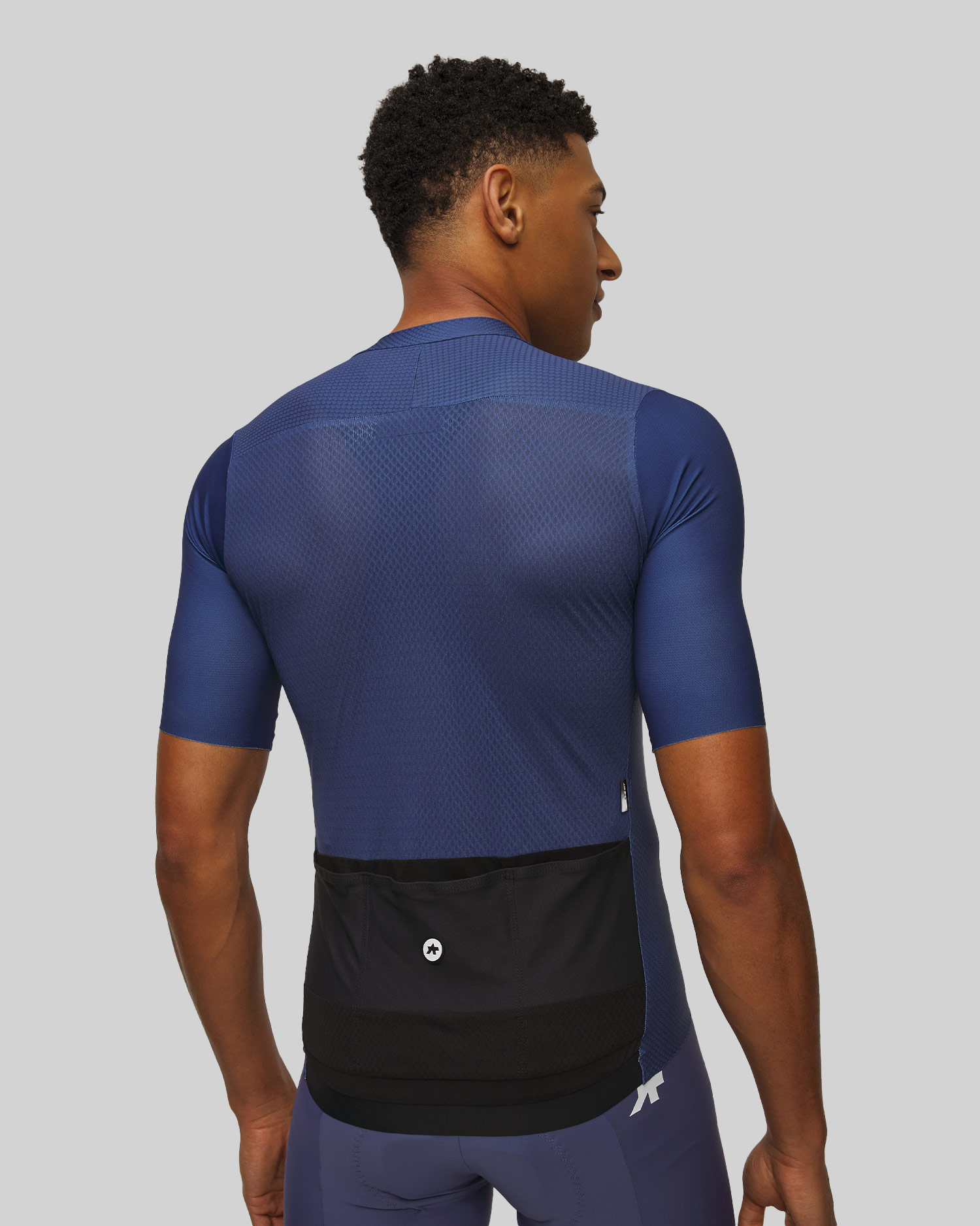 Pánský cyklistický dres Assos Mille GT Jersey S11 v Modré Barvě