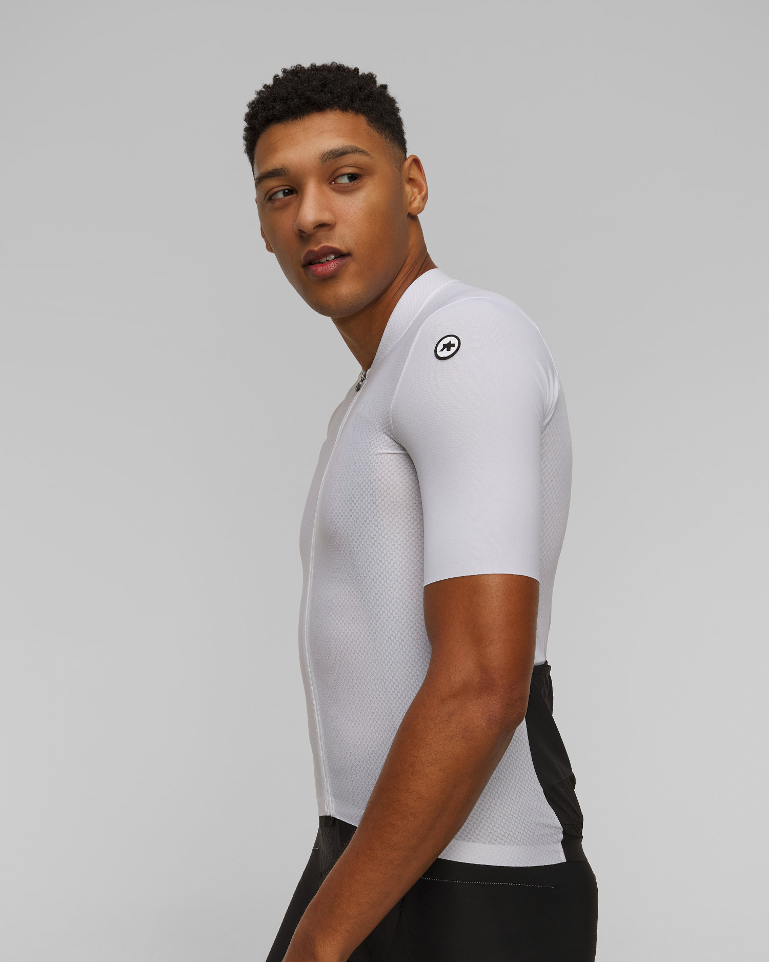 Men's cycling T-shirt Assos Mille GT Jersey S11 white