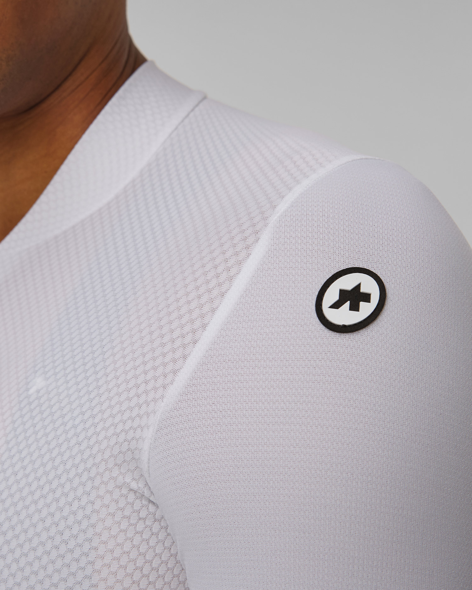 Men's cycling T-shirt Assos Mille GT Jersey S11 white