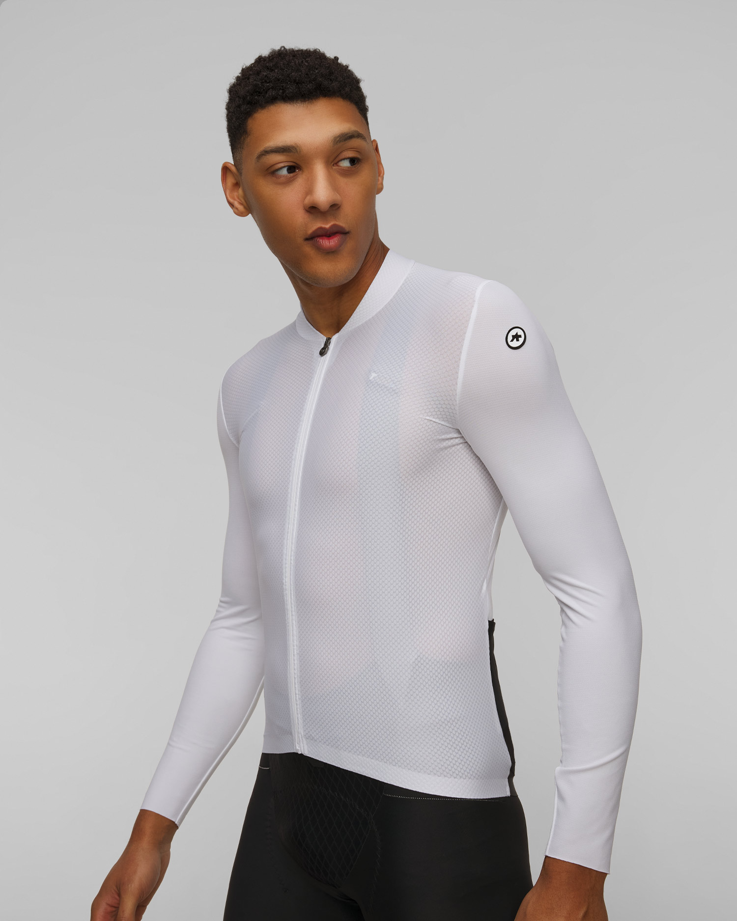 Men's cycling longsleeve Assos Mille GT Ls Jersey S11 white