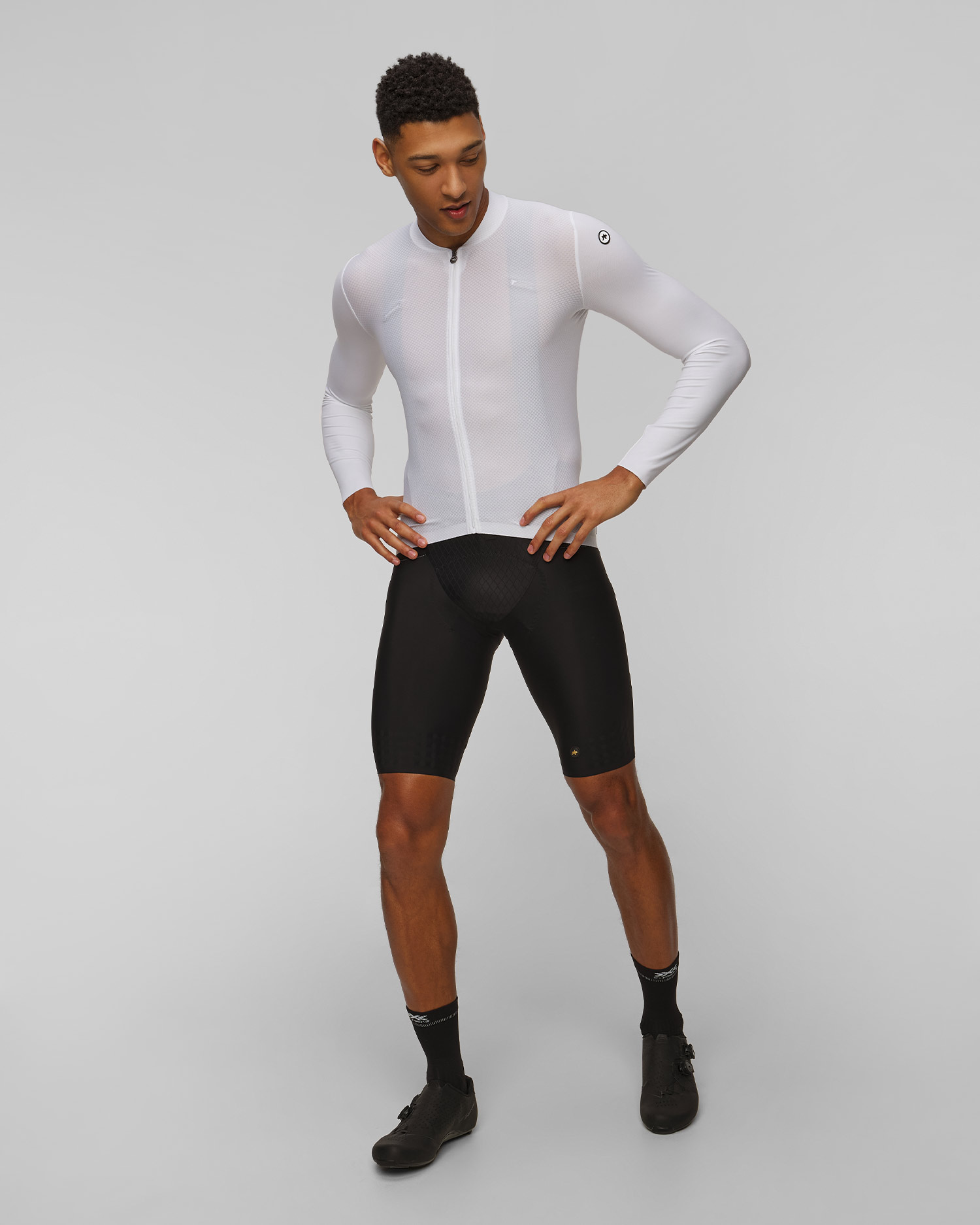 Men's cycling longsleeve Assos Mille GT Ls Jersey S11 white