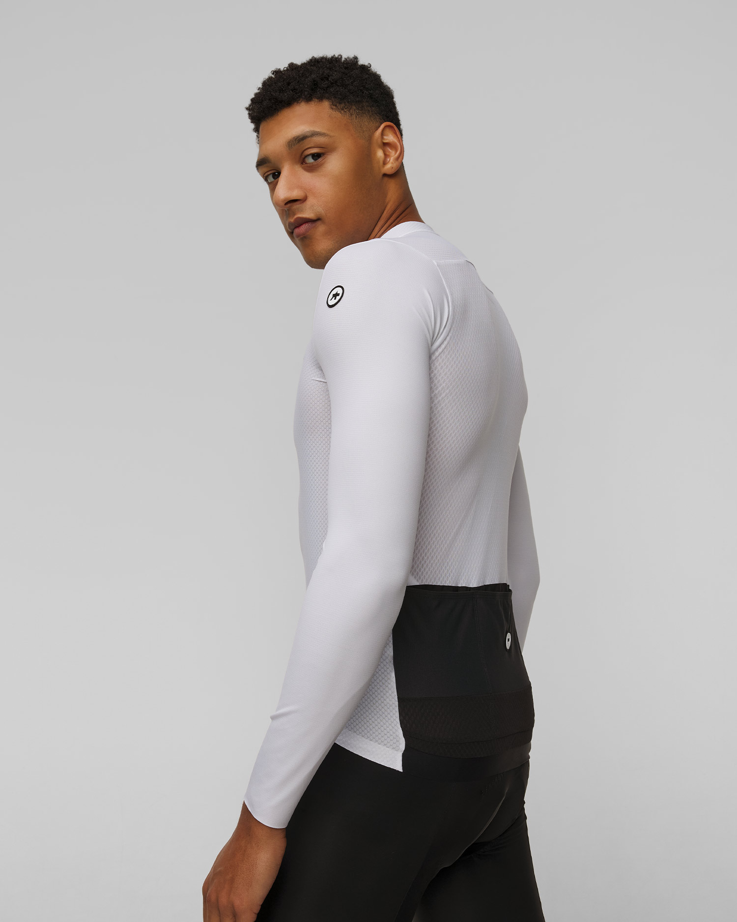 Men's cycling longsleeve Assos Mille GT Ls Jersey S11 white