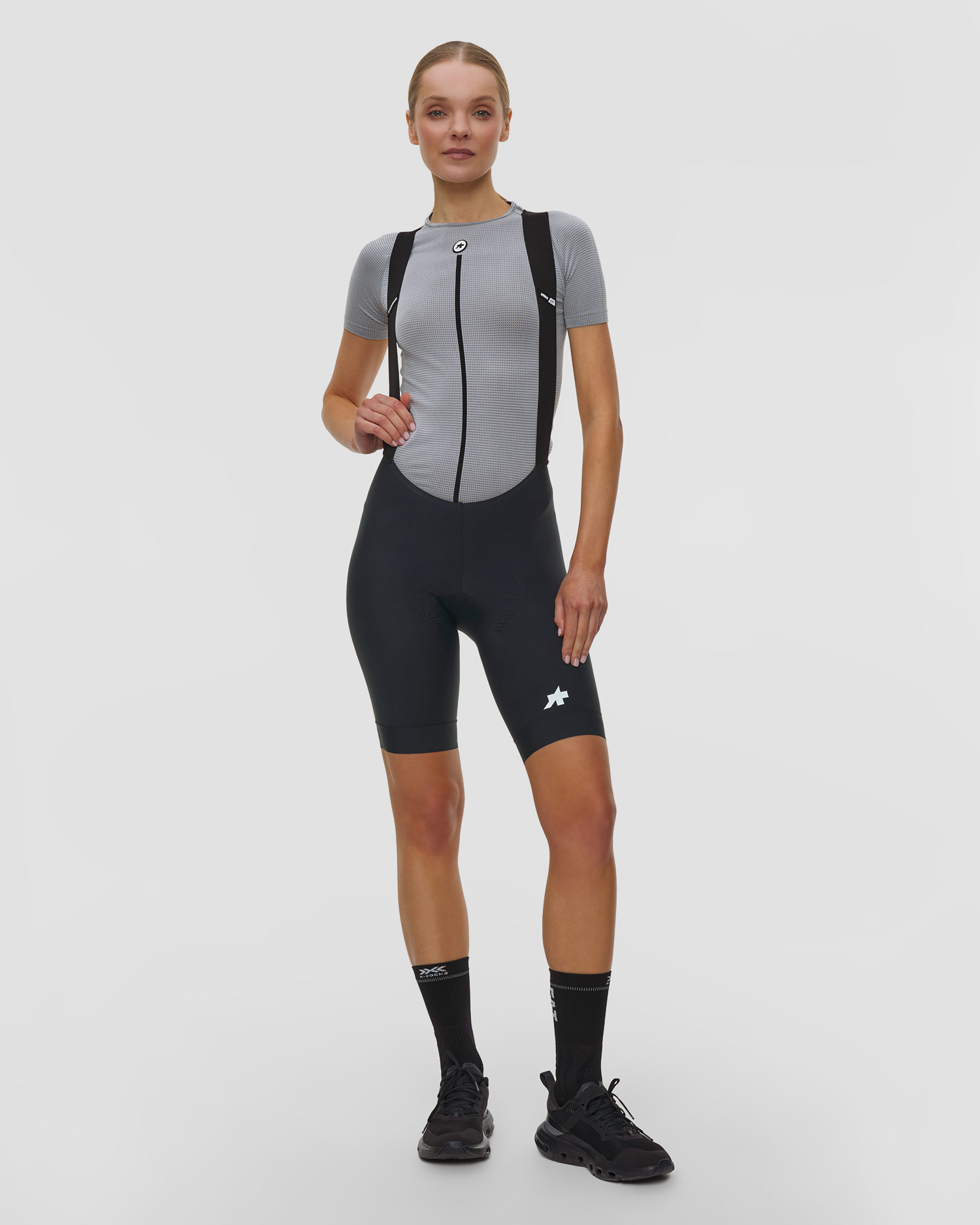 Spodenki rowerowe na szelkach damskie Assos Uma Gt Bib Shorts S11