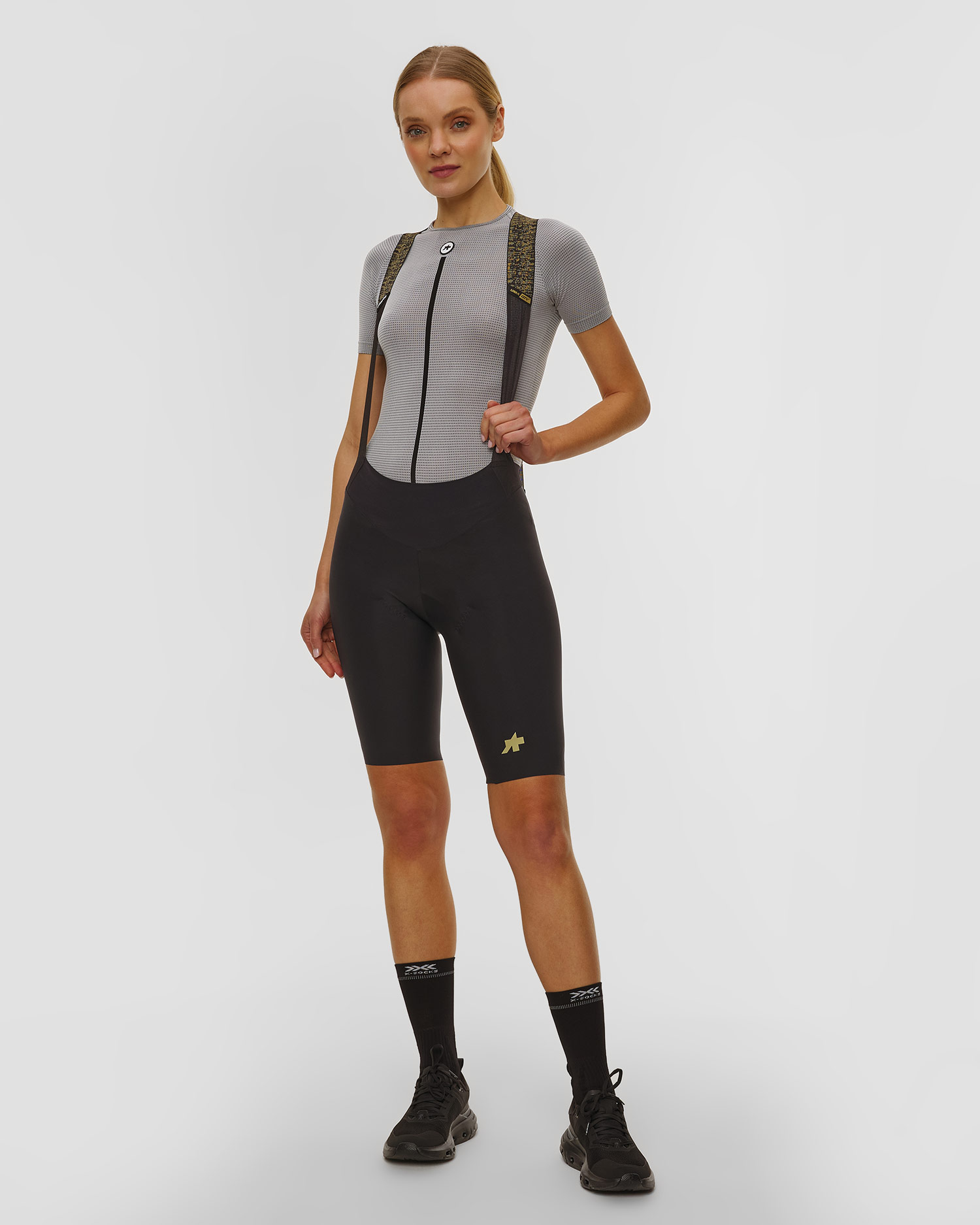 Spodenki rowerowe na szelkach damskie Assos Uma Gtv Bib Shorts S11