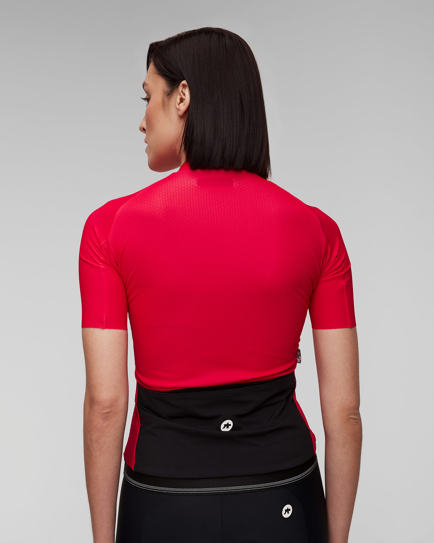 Maillot cycliste rouge pour femmes Assos Uma GT Jersey C2 Evo 