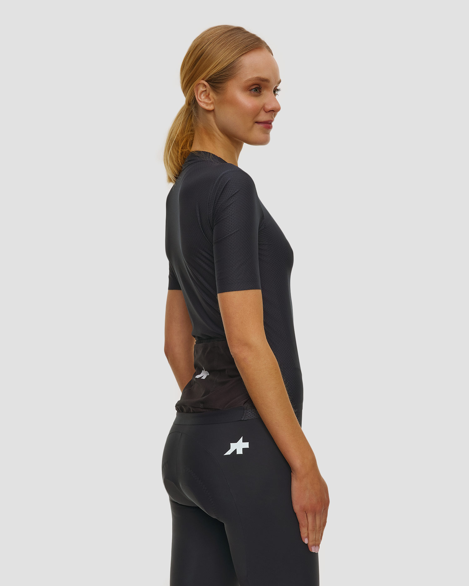 Koszulka rowerowa damska Assos Dyora R Jersey S11 czarna