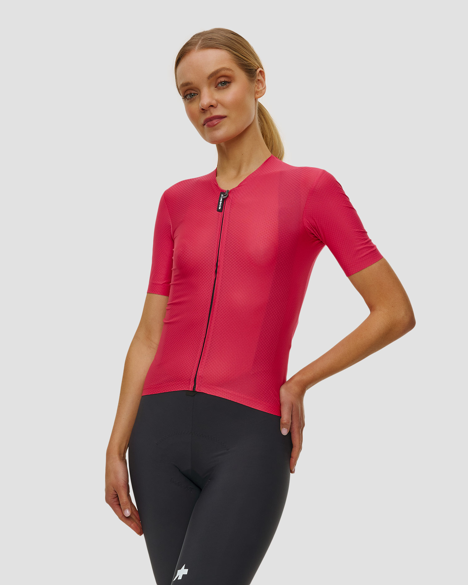 Koszulka rowerowa damska Assos Dyora R Jersey S11, Kolor/Wzór: Czerwony,Różowy