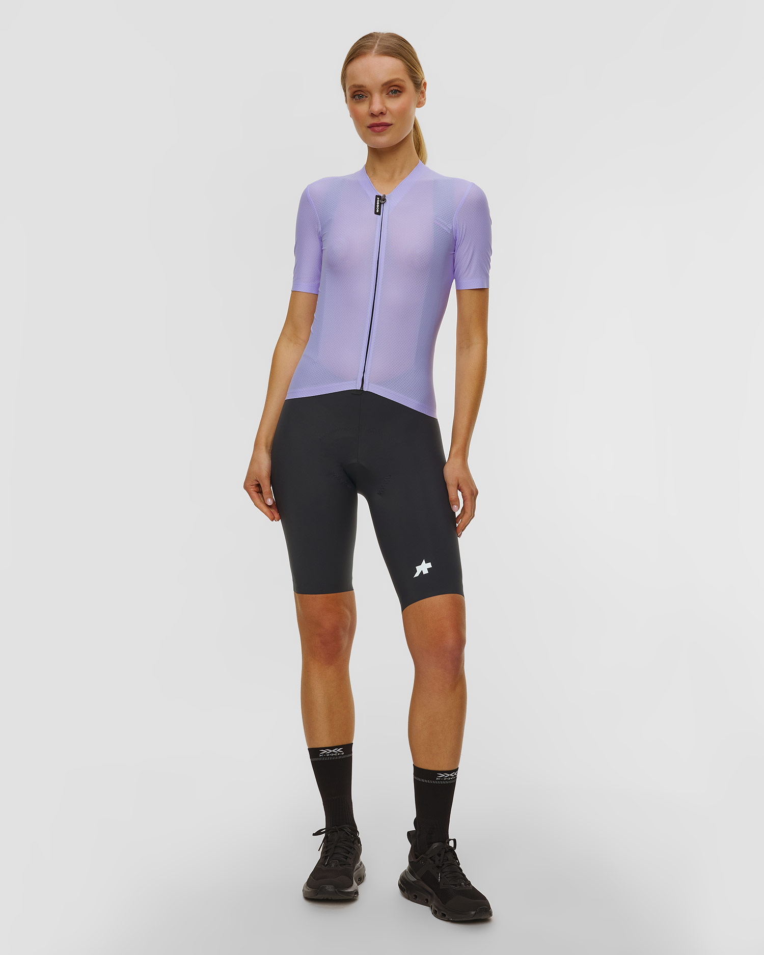 Koszulka rowerowa damska Assos Dyora R Jersey S11 fioletowa