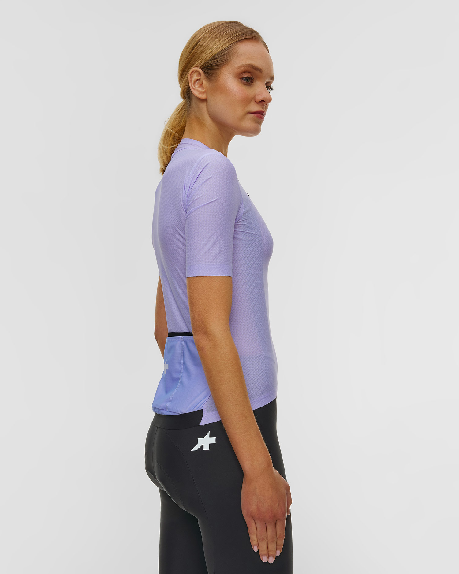 Koszulka rowerowa damska Assos Dyora R Jersey S11 fioletowa