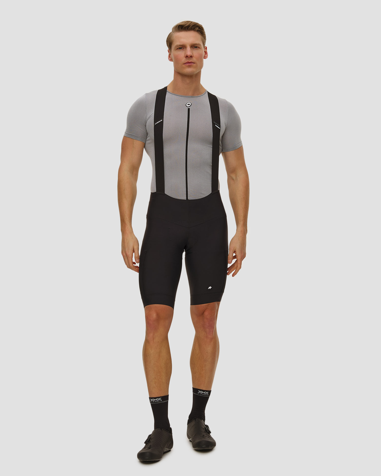 Spodenki rowerowe na szelkach męskie Assos Tactica Kieskafer Bib Shorts T5 czarne