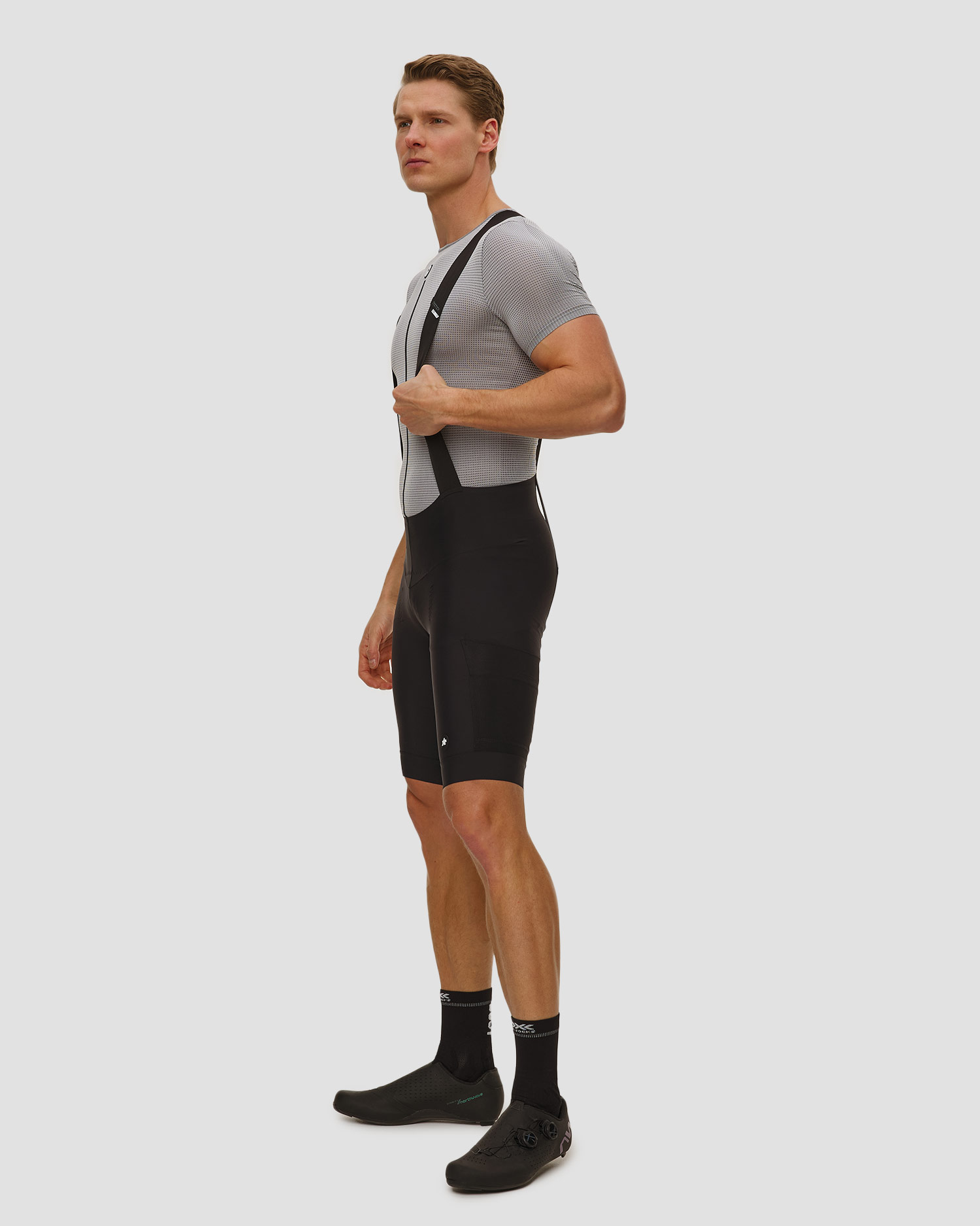 Spodenki rowerowe na szelkach męskie Assos Tactica Kieskafer Bib Shorts T5 czarne