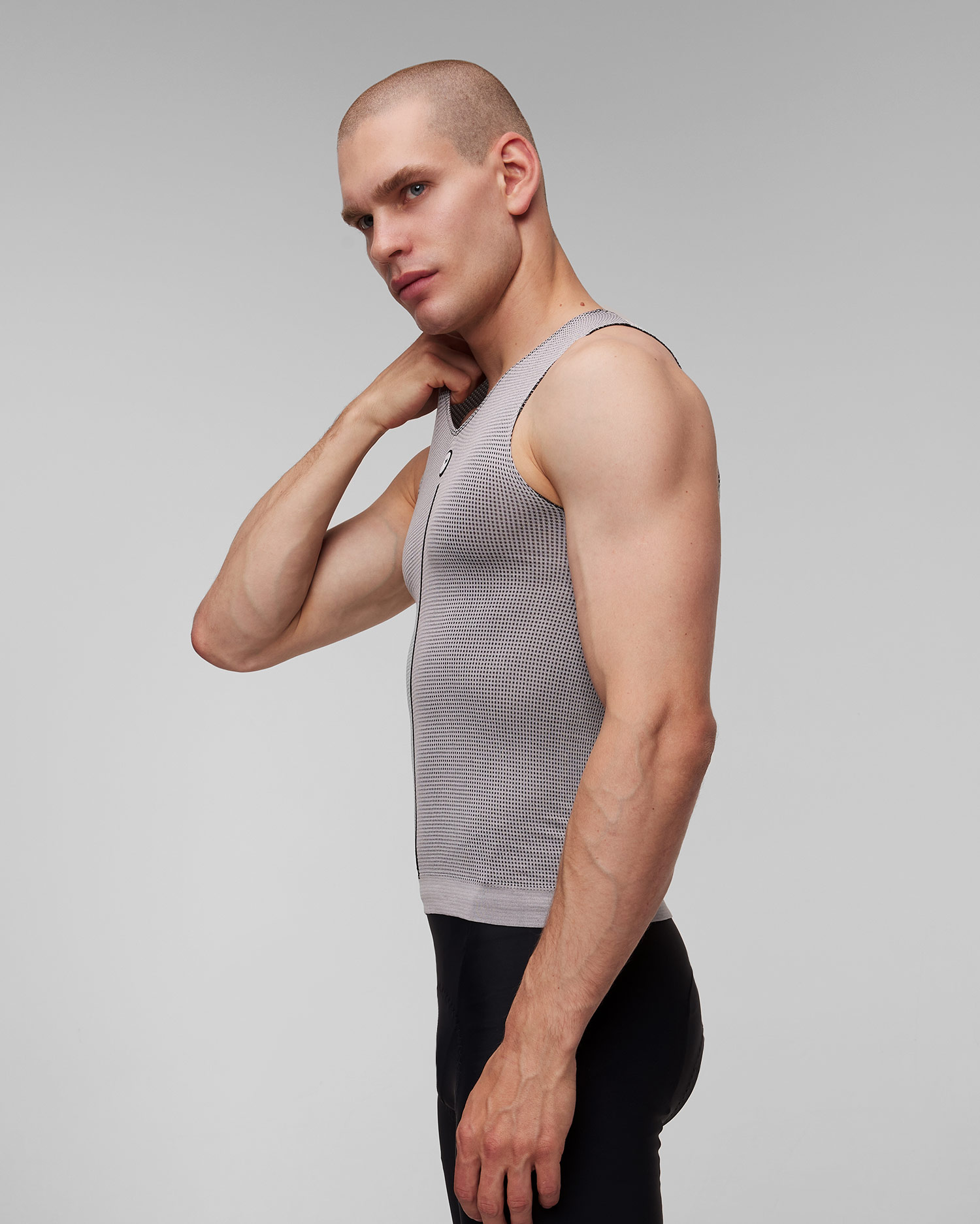 Szara potówka rowerowa męska Assos 1/3 NS Skin Layer P1