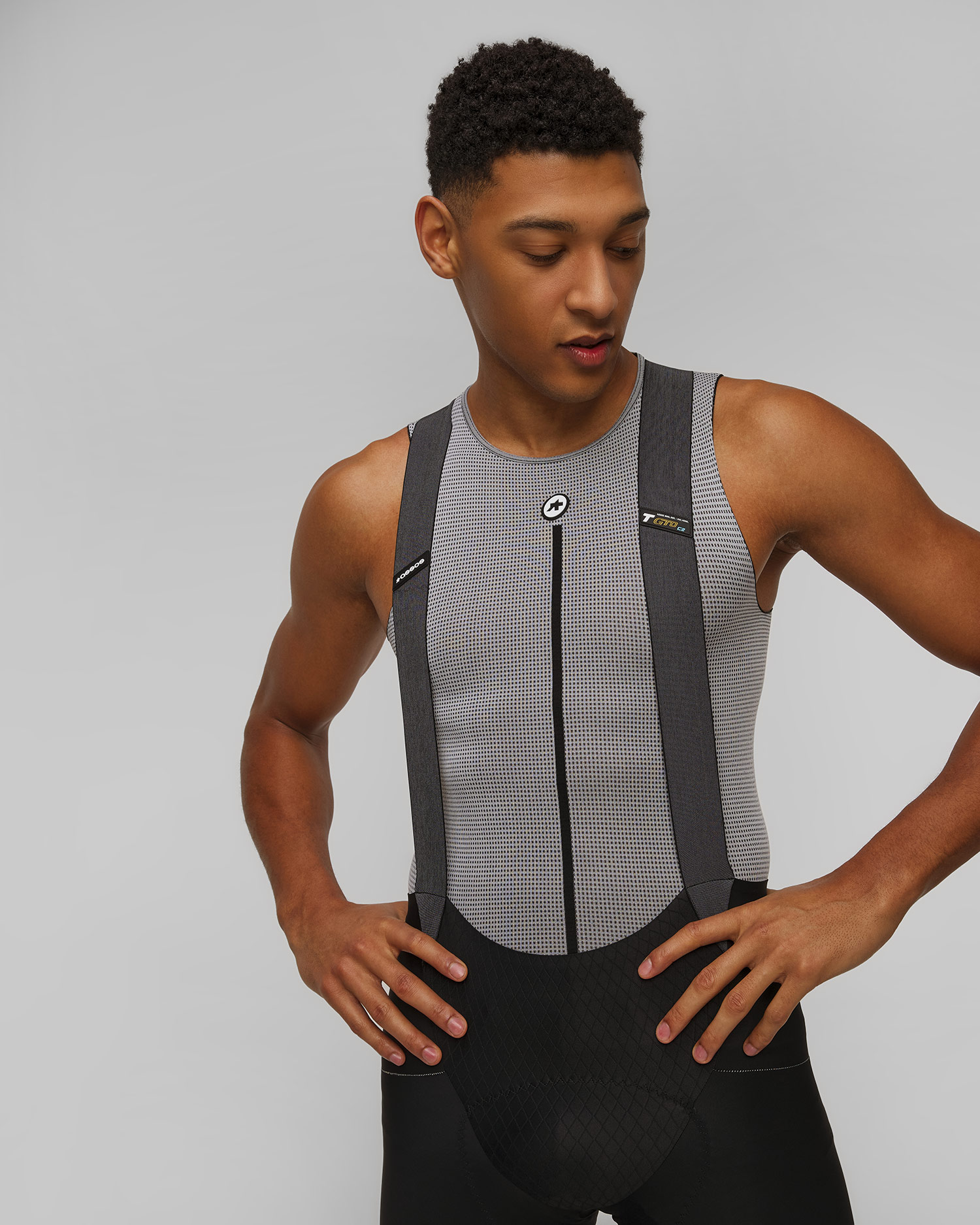 Potówka rowerowa męska Assos Summer Ns Skin Layer P1 szara