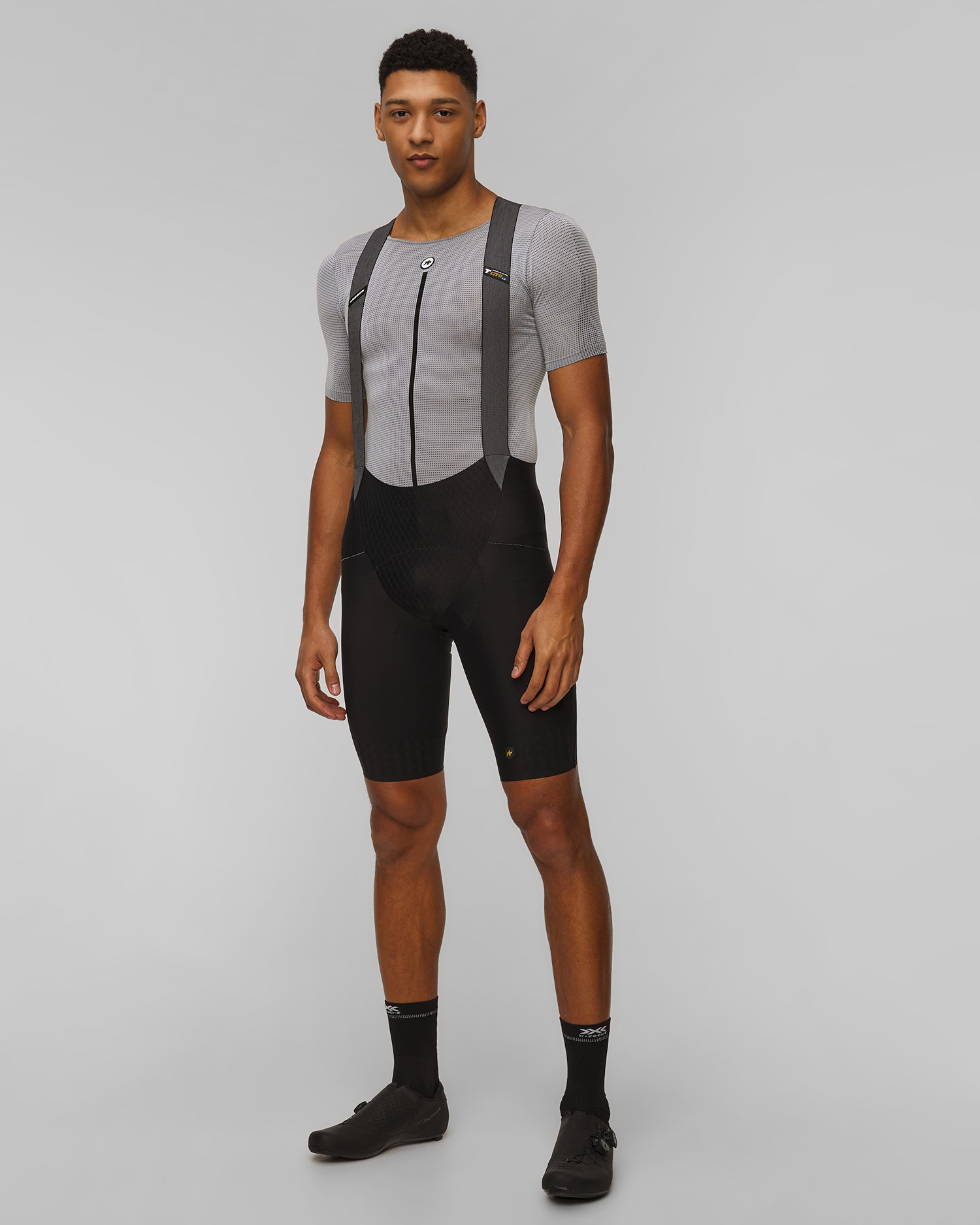 Potówka rowerowa męska Assos Summer Ss Skin Layer P1 szara