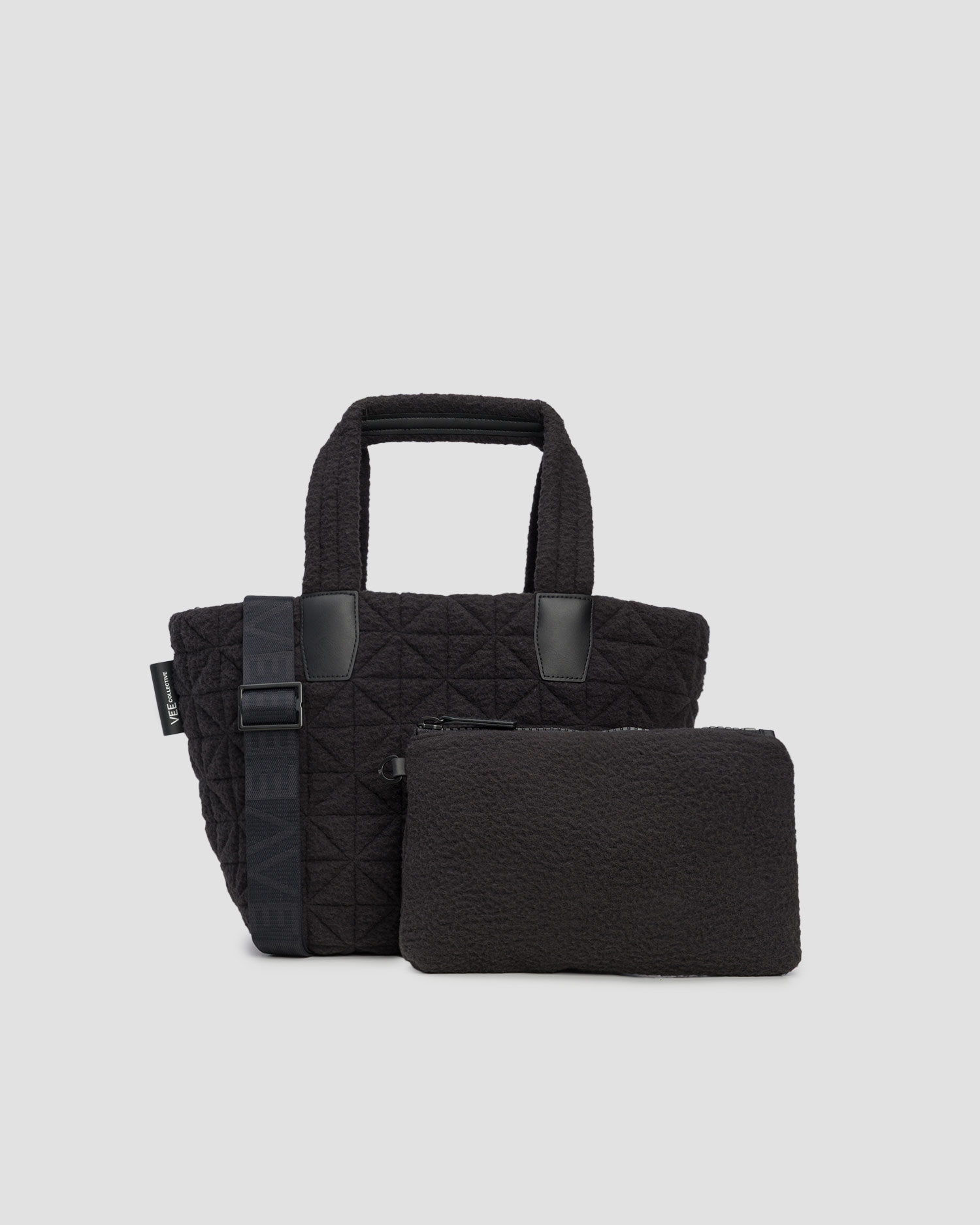 Women's bag Vee Collective Vee Tote Small Sherpa black