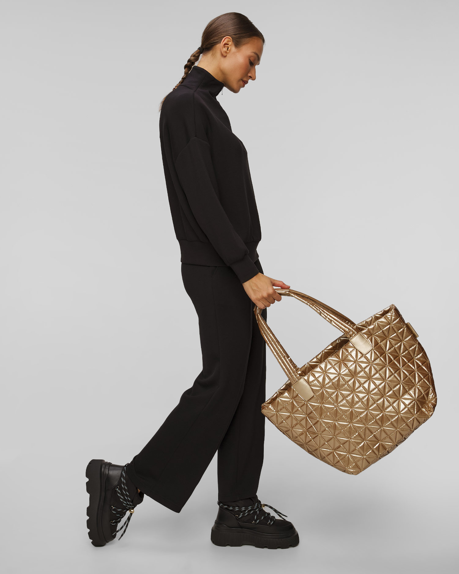 Geantă pentru femei Vee Collective Vee Tote Medium aurie