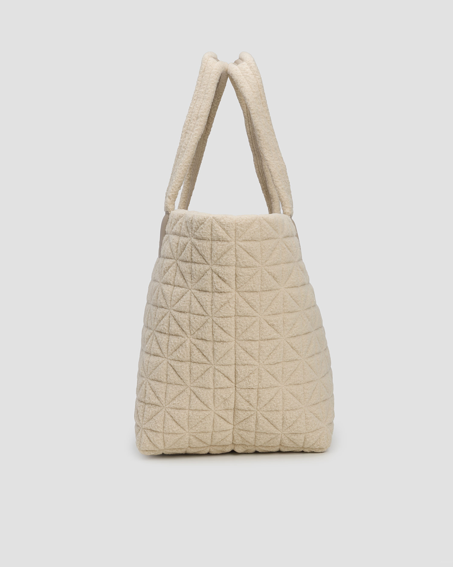 Women's bag Vee Collective Vee Tote Medium Sherpa beige