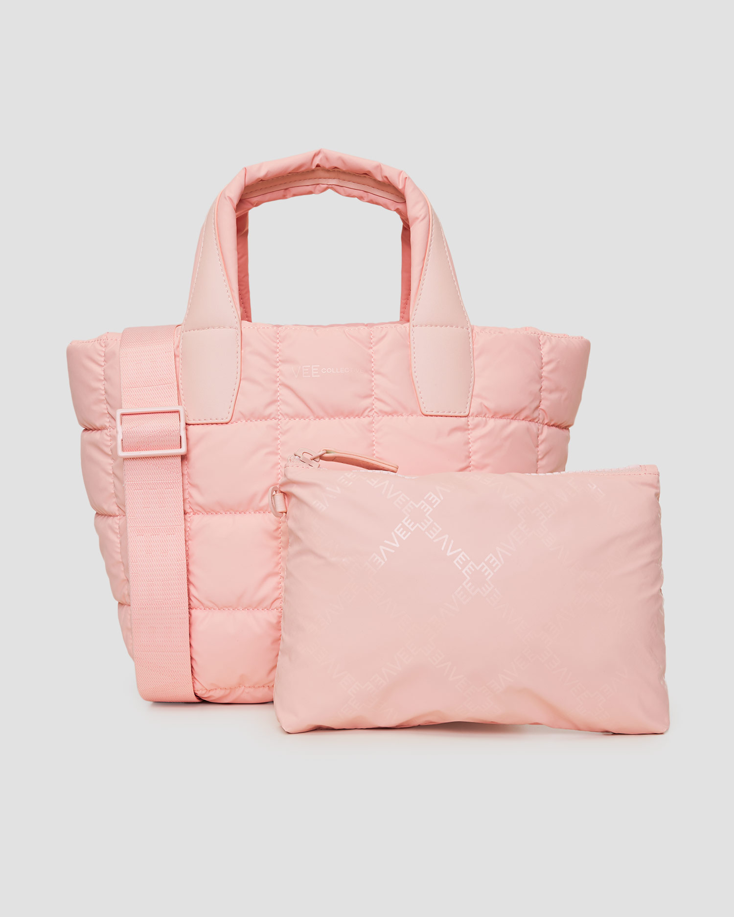 Dámska kabelka Vee Collective Porter Tote Small Seashell rúžová