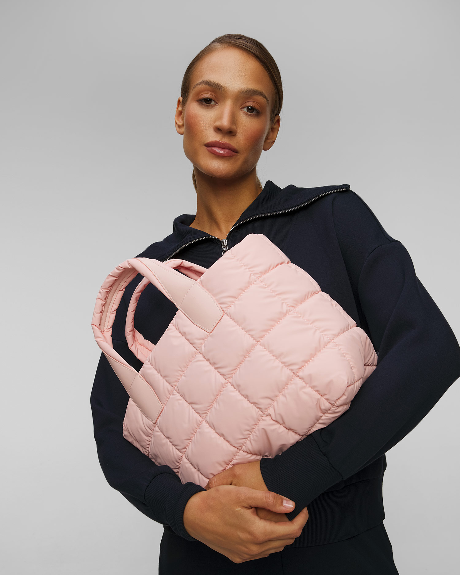 Dámska kabelka Vee Collective Porter Tote Small Seashell rúžová