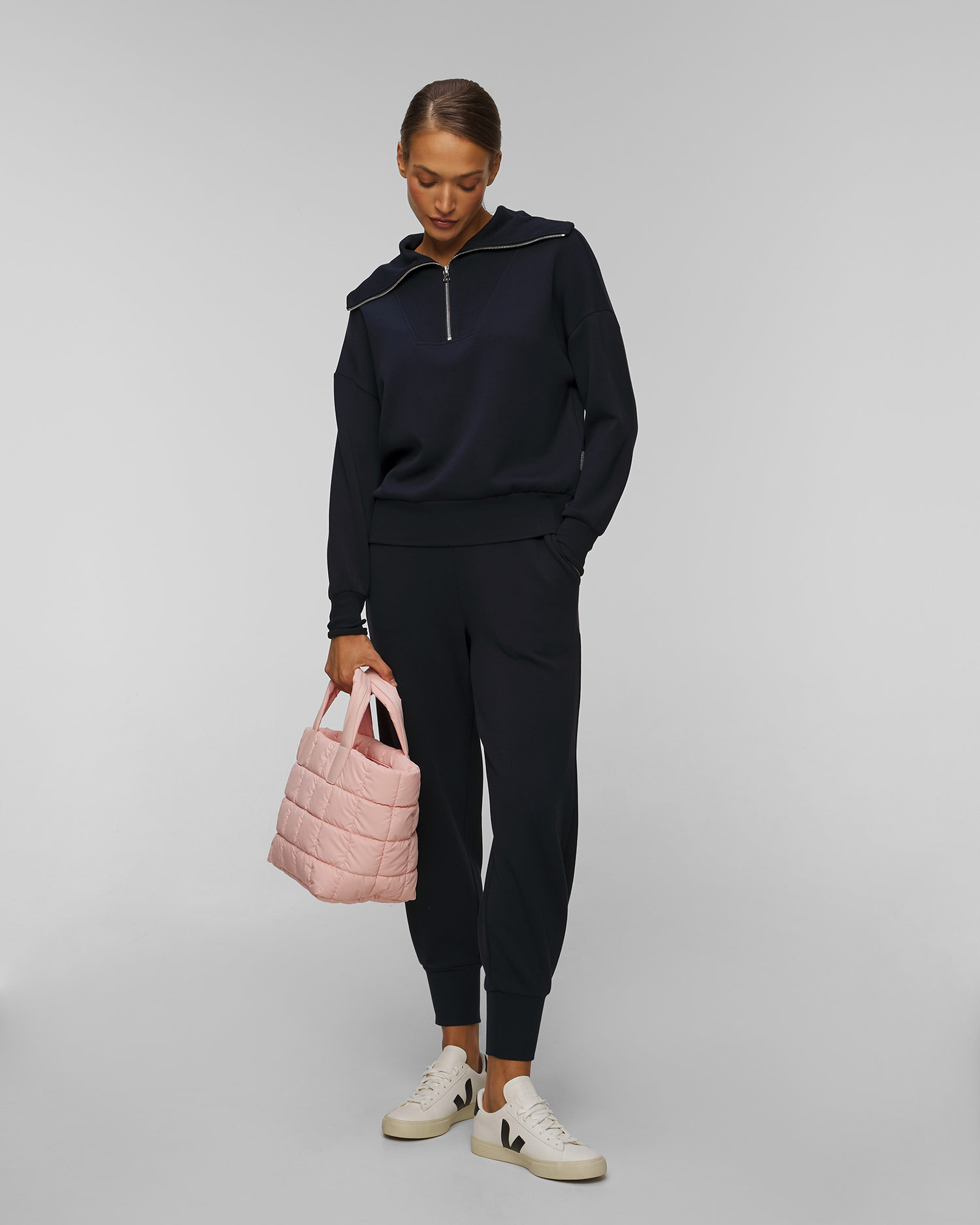 Dámska kabelka Vee Collective Porter Tote Small Seashell rúžová