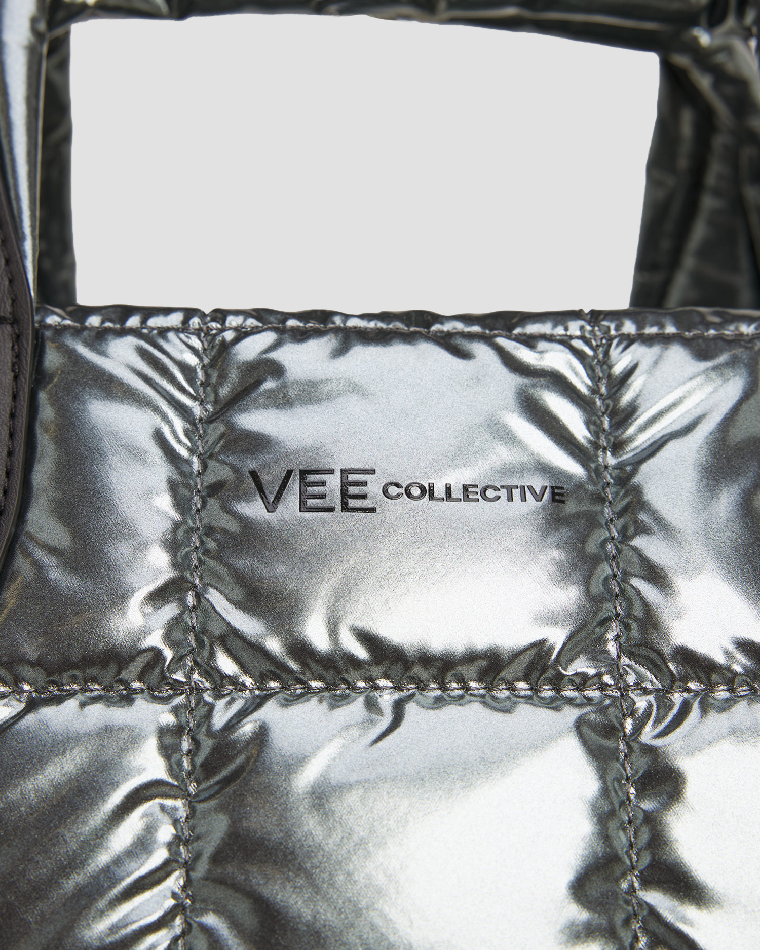 Dámska kabelka Vee Collective Porter Tote Small Gadget strieborná