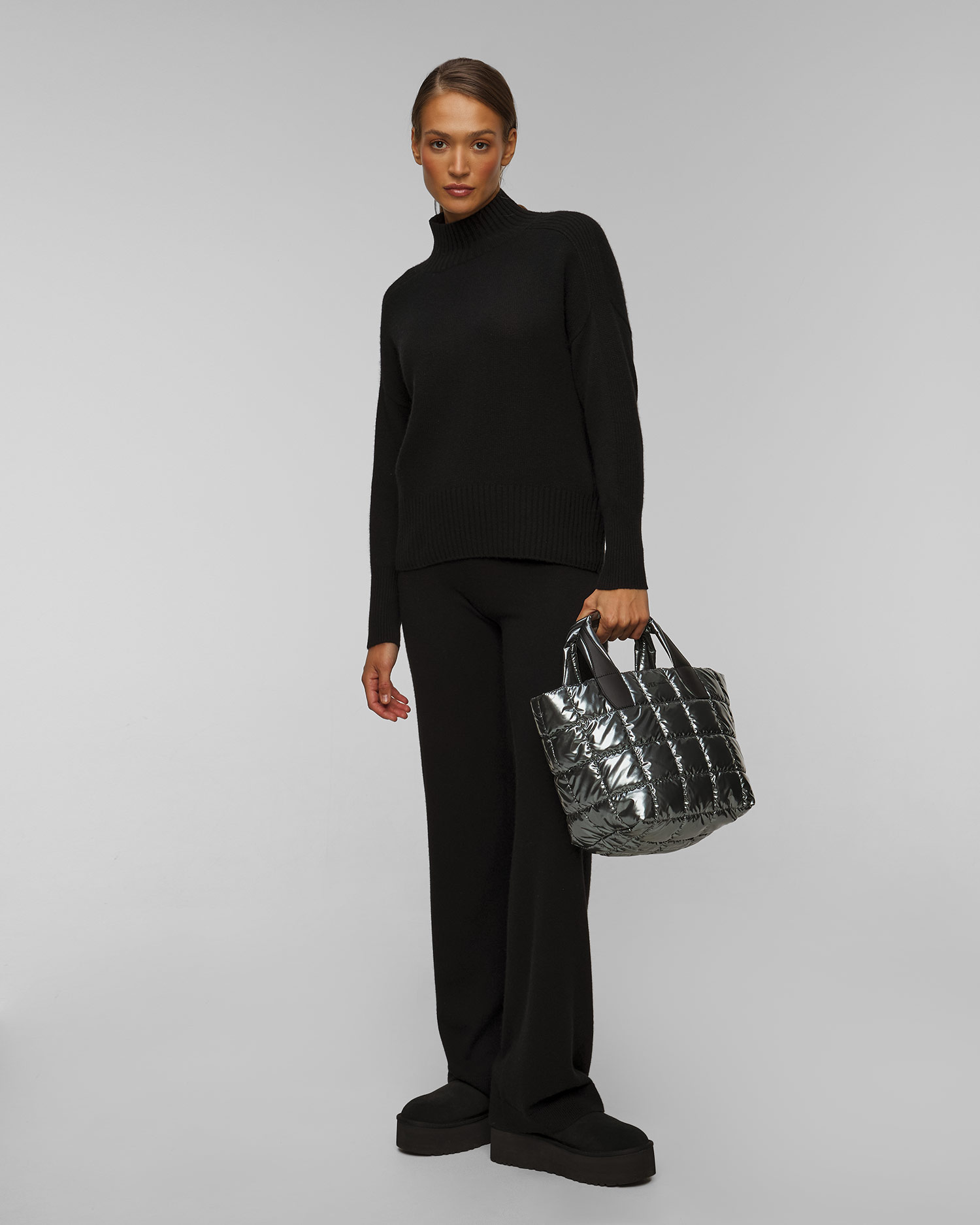 Women’s handbag Vee Collective Porter Tote Small Gadget silver