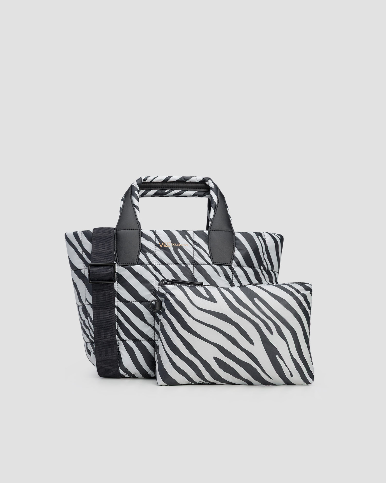Dámská zebrovaná kabelka Vee Collective Porter Tote Small