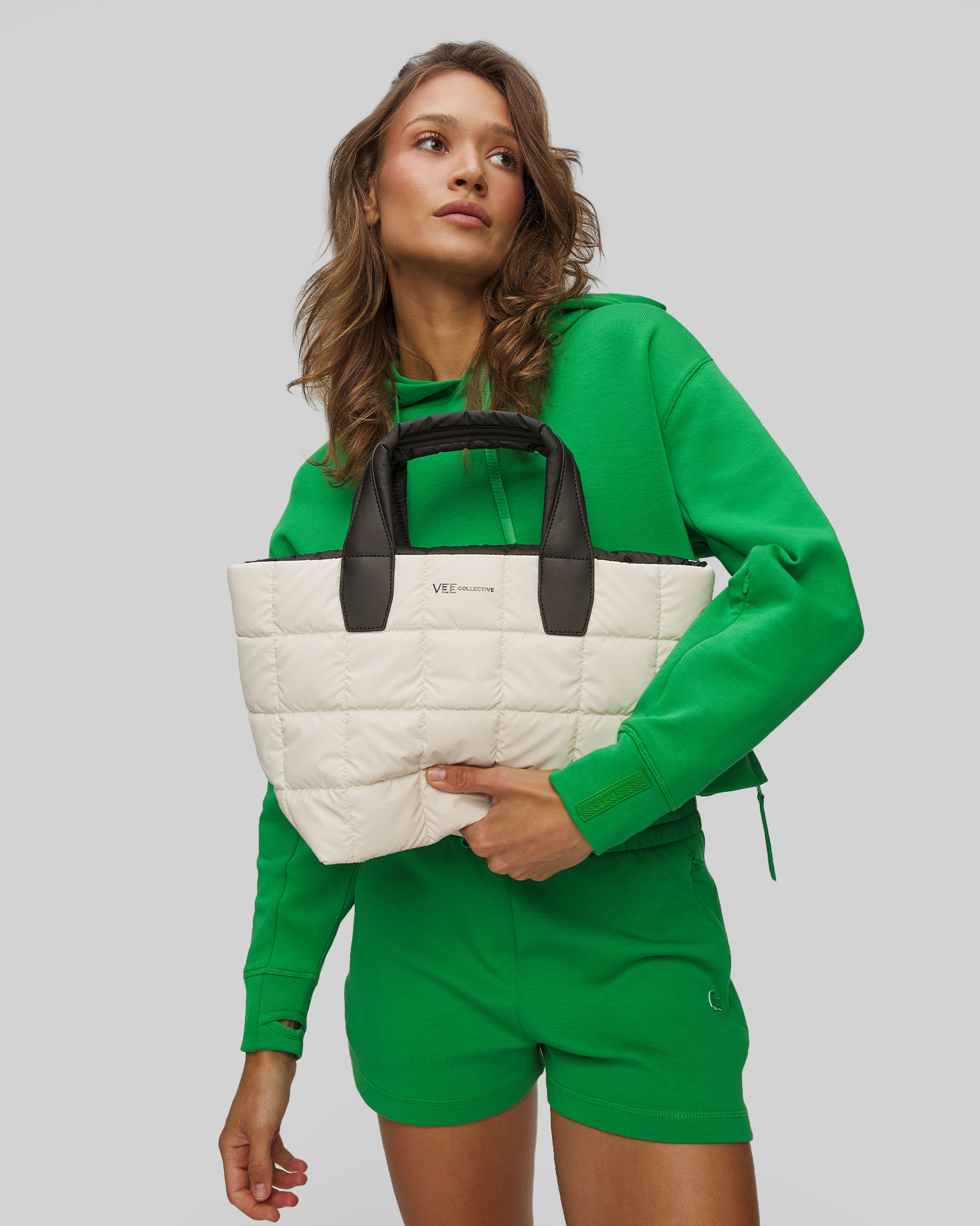 Geantă pentru femei Vee Collective Porter Tote Small albă