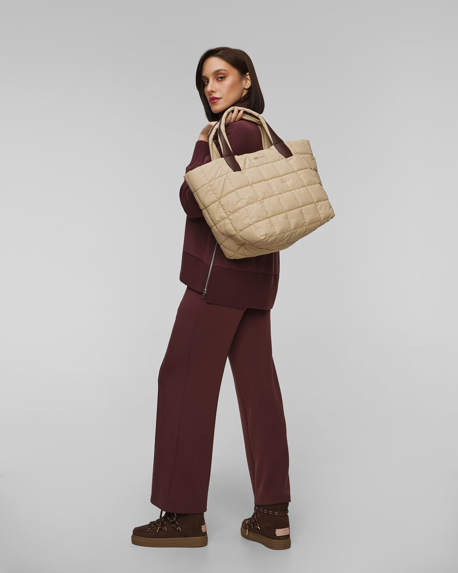 Geantă pentru femei Vee Collective Porter Tote Medium bej