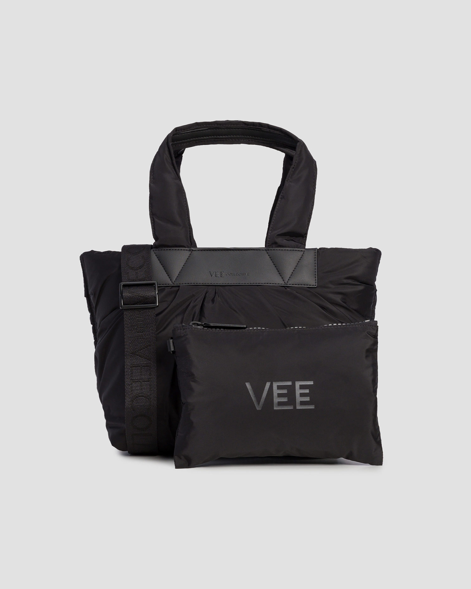 Women's handbag with pouch Vee Collective Caba Small black