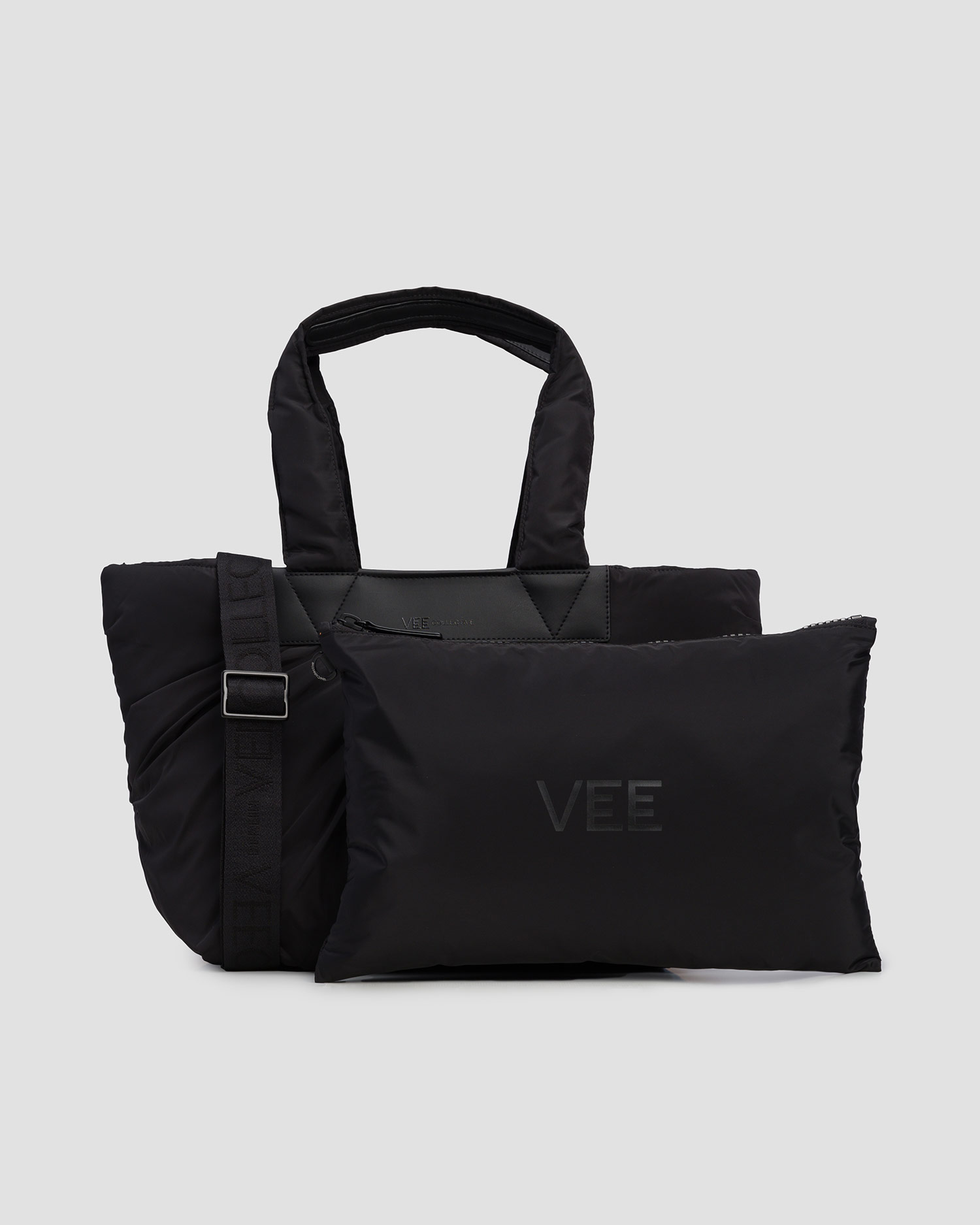 Women's bag with pouch Vee Collective Caba Medium black