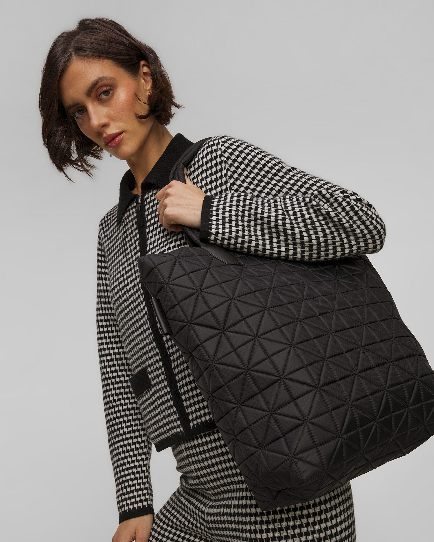 Torba damska Vee Collective Vee Shopper czarna