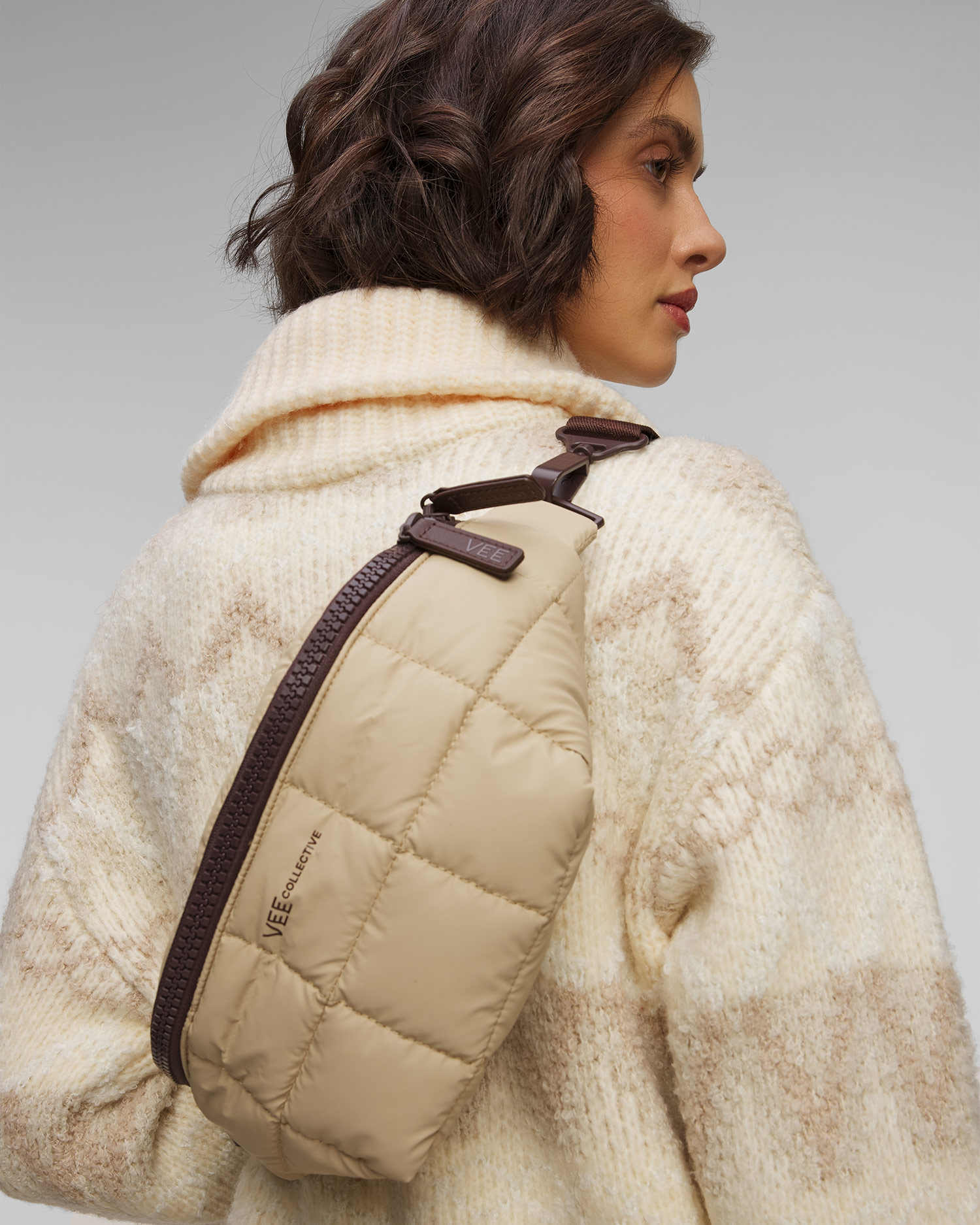Nerka damska Vee Collective Porter Sling beżowa