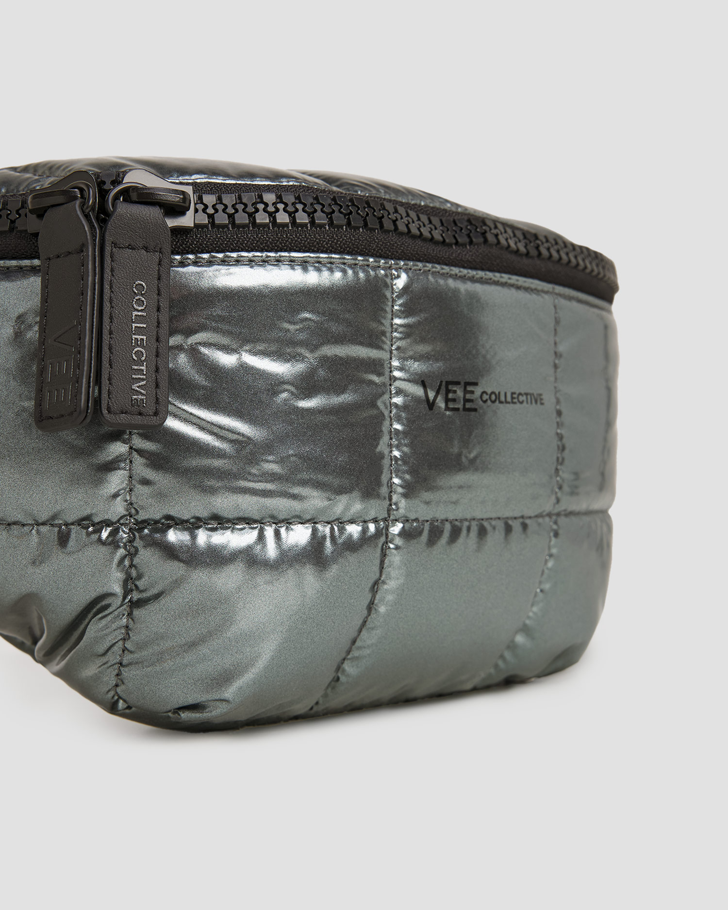 Women’s bum bag Vee Collective Porter Sling Gadget silver