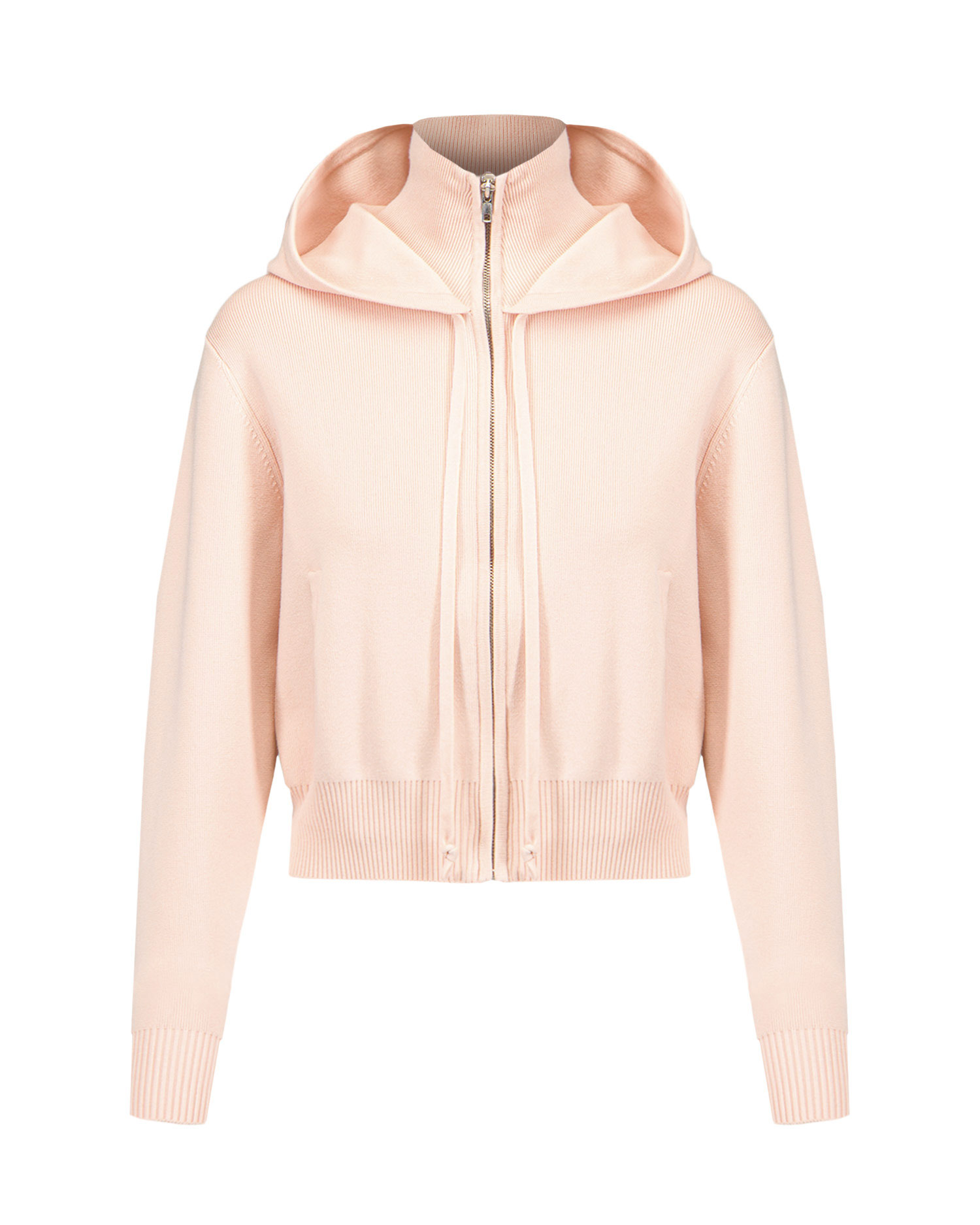 Hanorac LIVE THE PROCESS CROP KNIT HOODIE