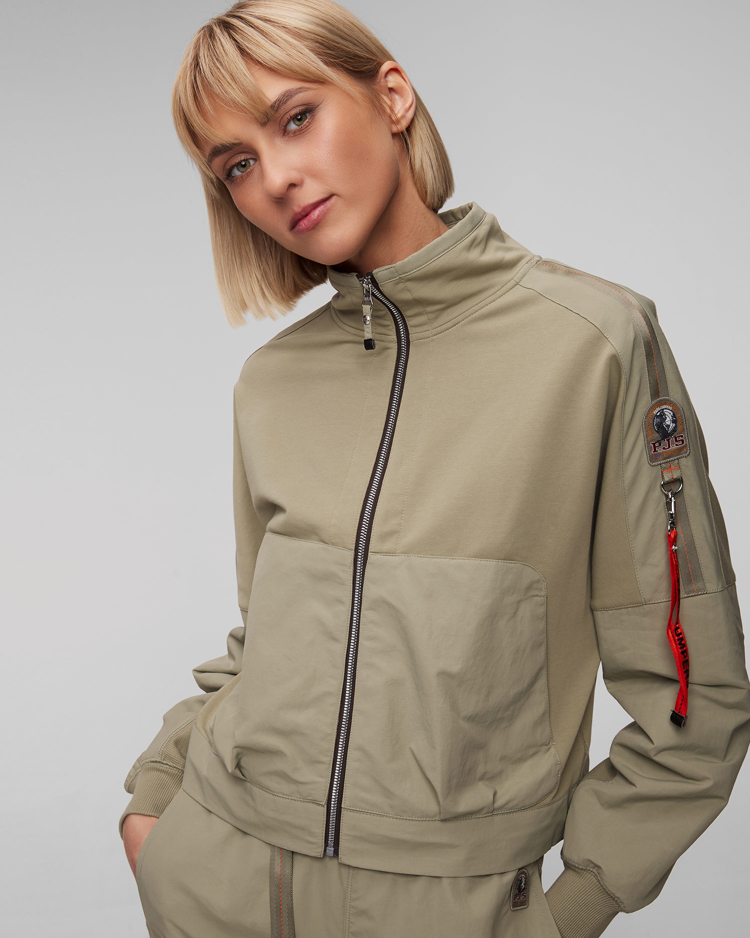 Sweat-shirt vert pour femmes Parajumpers Jadie