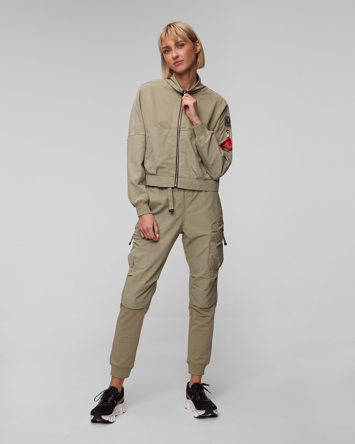 Sweat-shirt vert pour femmes Parajumpers Jadie