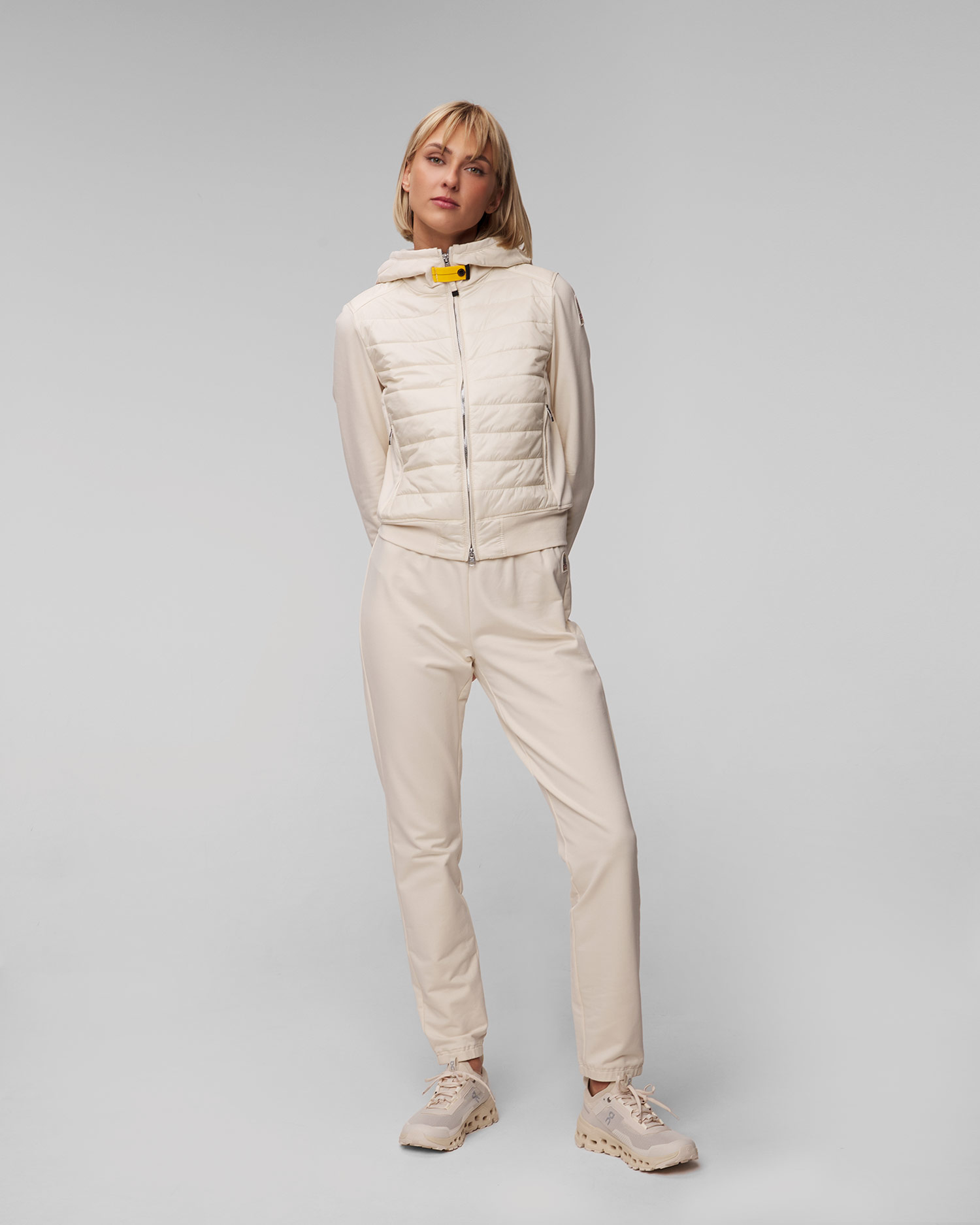 Pantalon de survêtement blanc pour femmes Parajumpers Martina 
