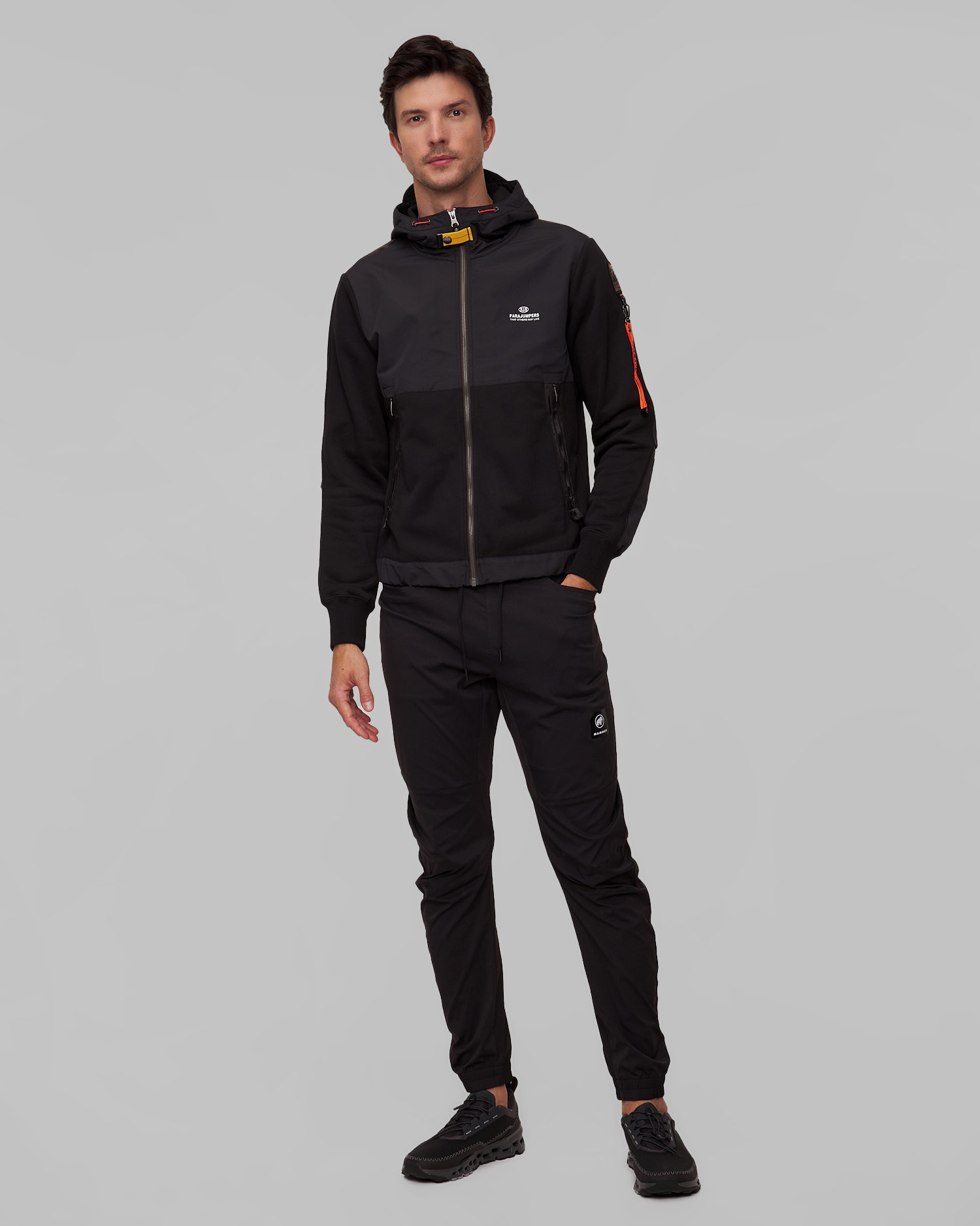 Men's black sweatshirt Parajumpers Trident