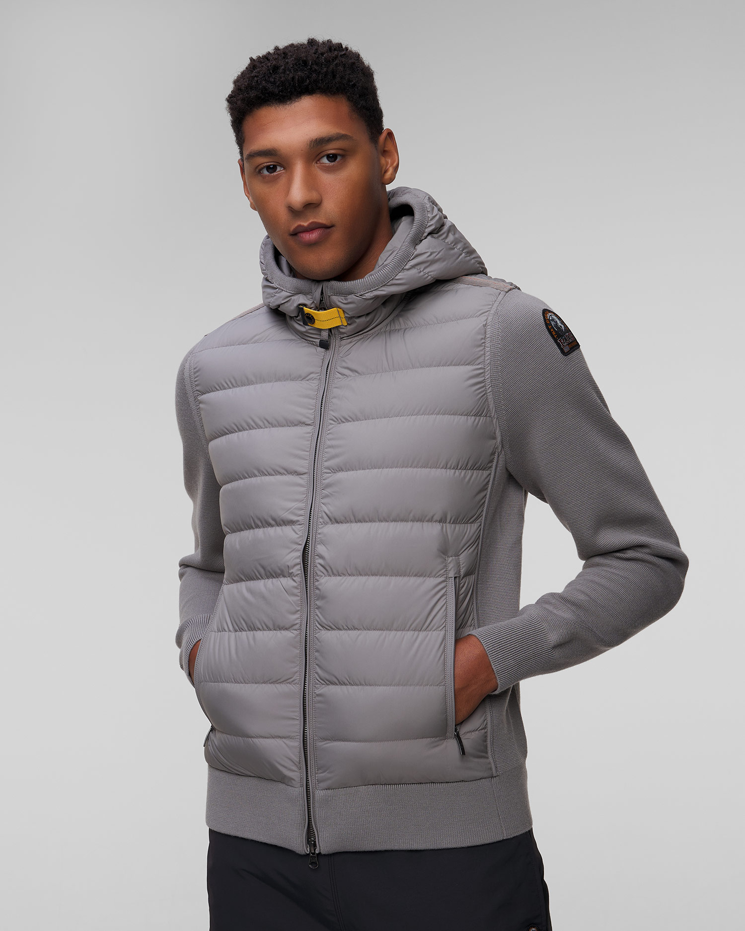 Men's grey hybrid jacket Parajumpers Illuga
