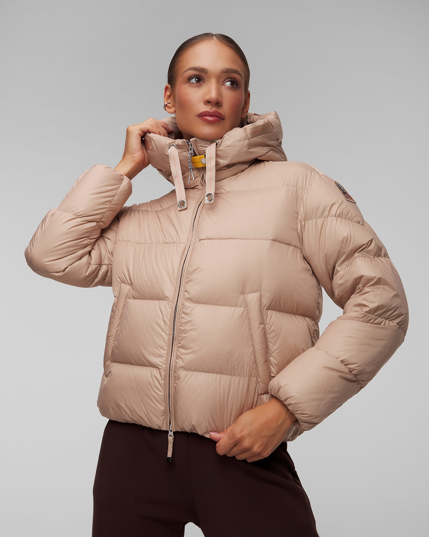 Doudoune beige pour femmes Parajumpers Tilly S portofino