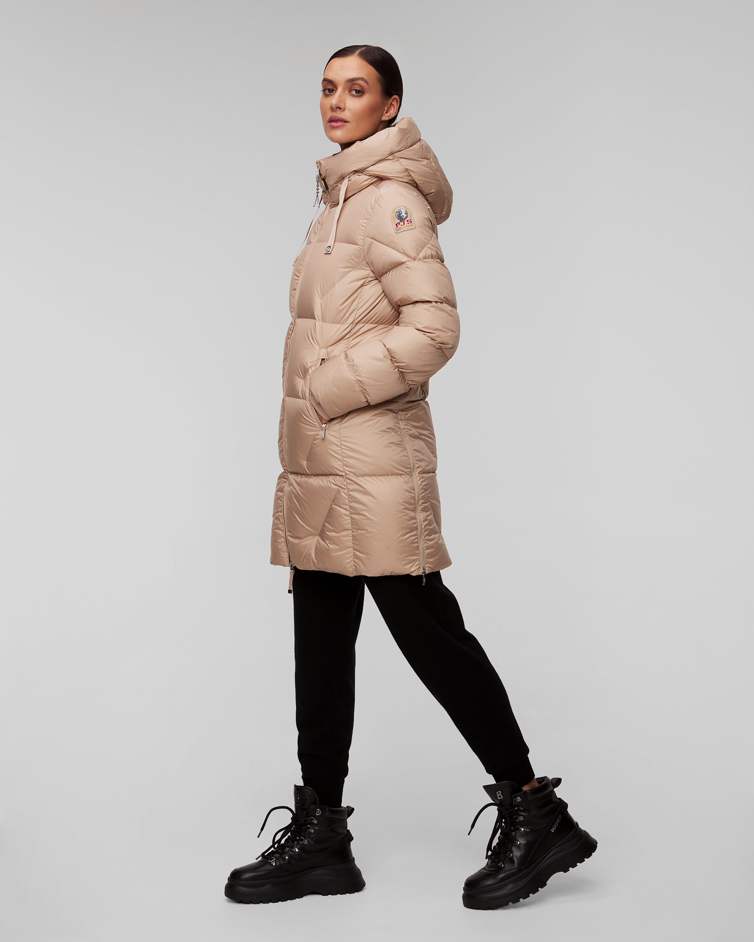 Doudoune beige pour femmes Parajumpers Janet