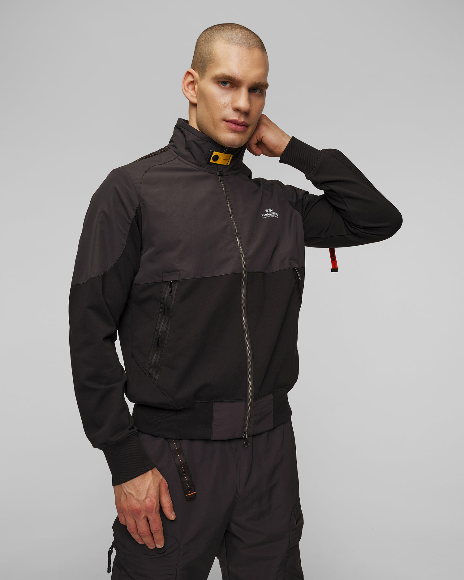 Černá pánská bundomikina Parajumpers Jango, Barva/Vzor: Czarny