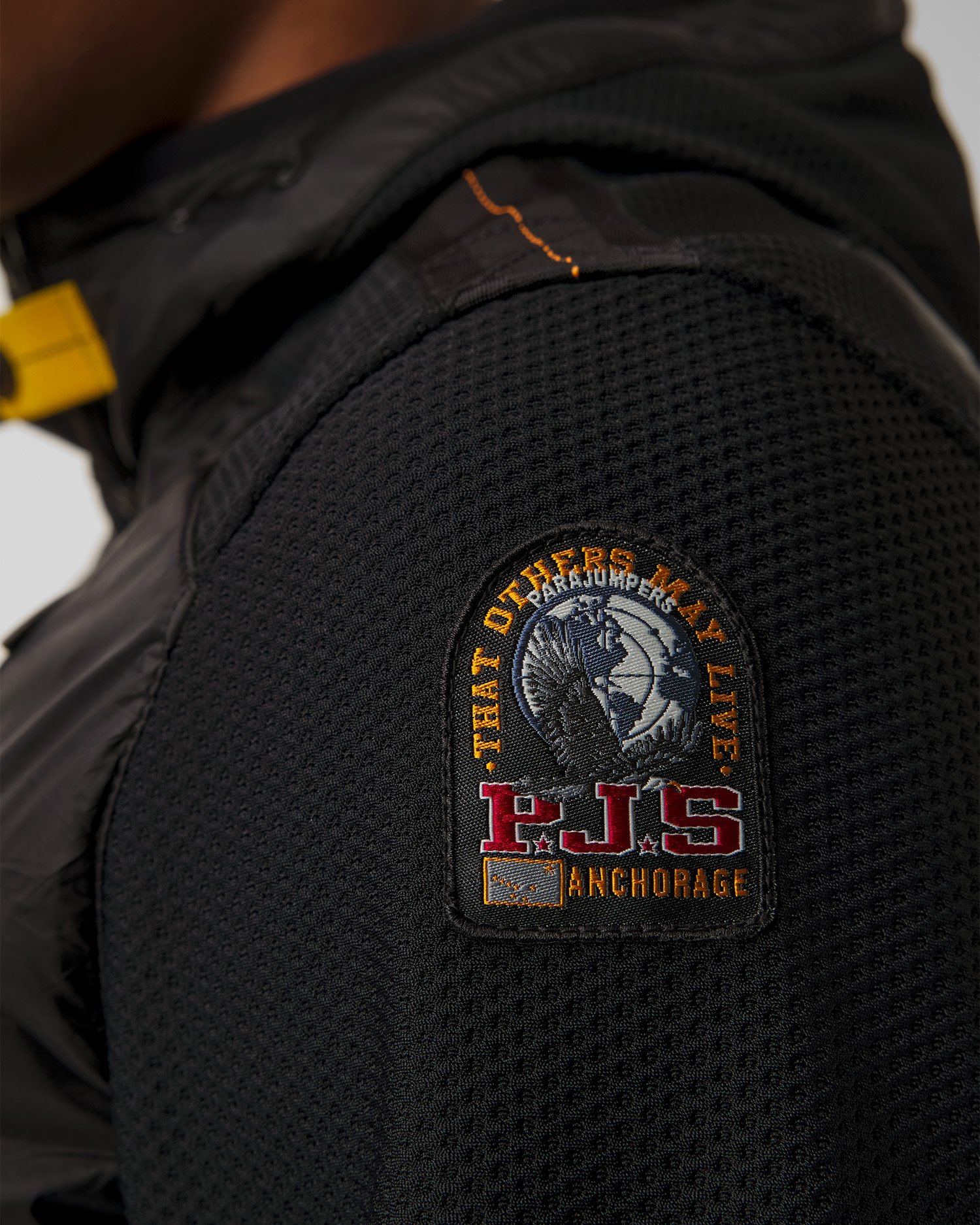 Giacca ibrida nera da uomo Parajumpers Nolan
