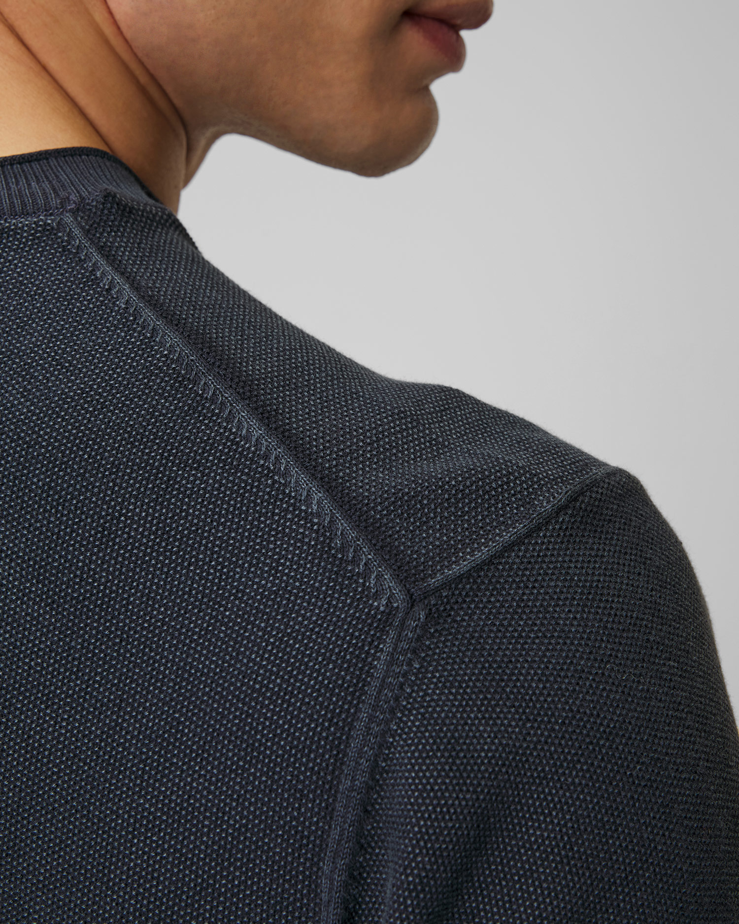 Granatowy T-shirt męski Parajumpers Cyril