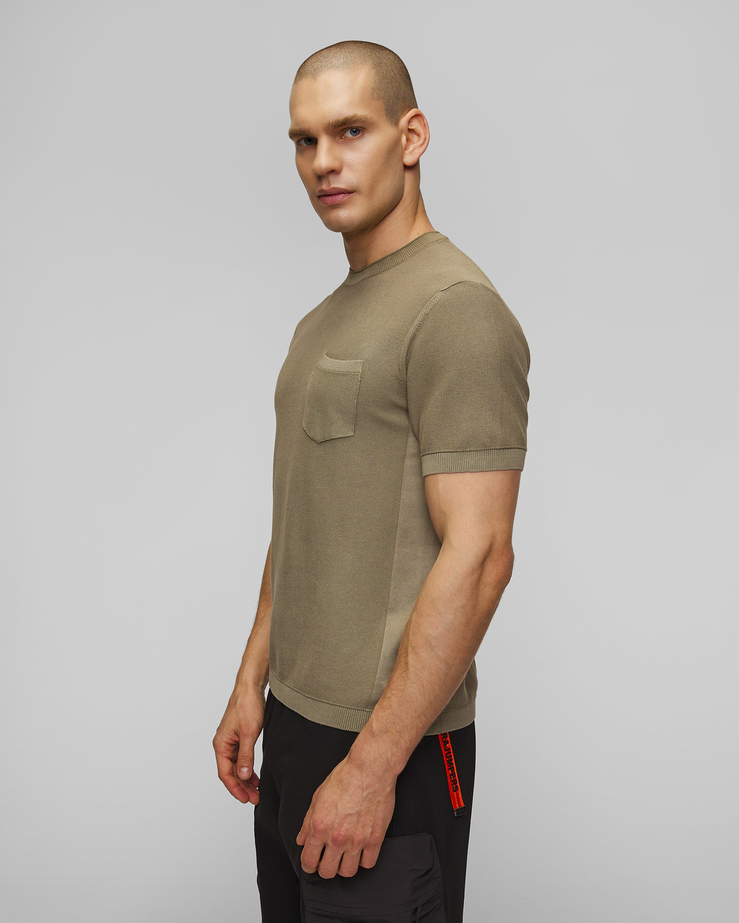 Zielony T-shirt męski Parajumpers Cyril