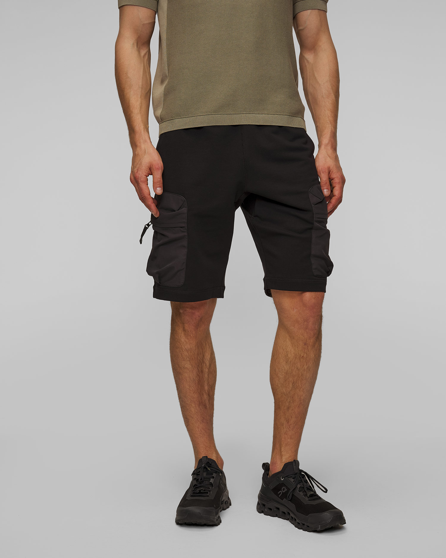 Shorts neri sportivi da uomo Parajumpers Irvine
